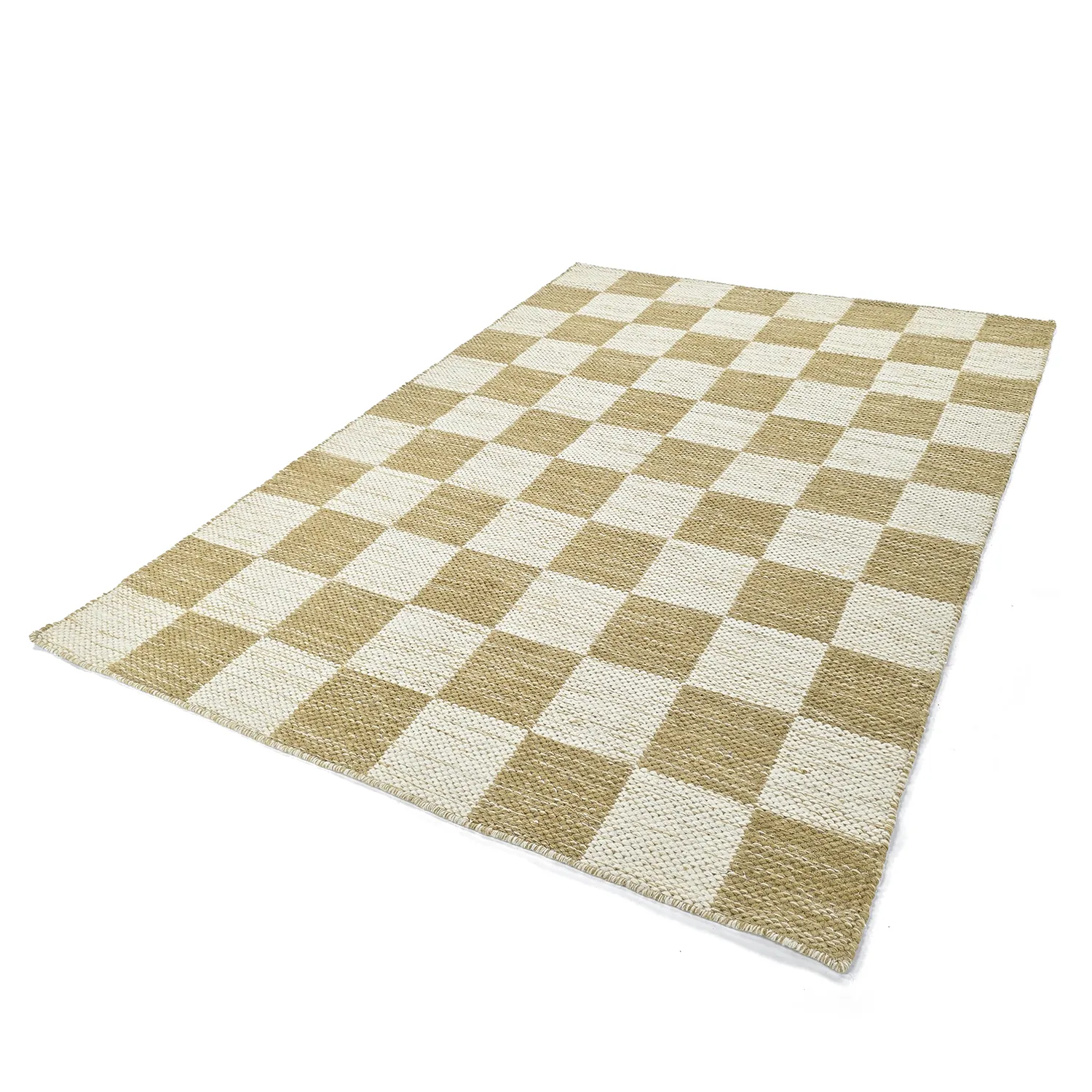 Gyapjúszőnyeg - Dundee (sárga/fehér)