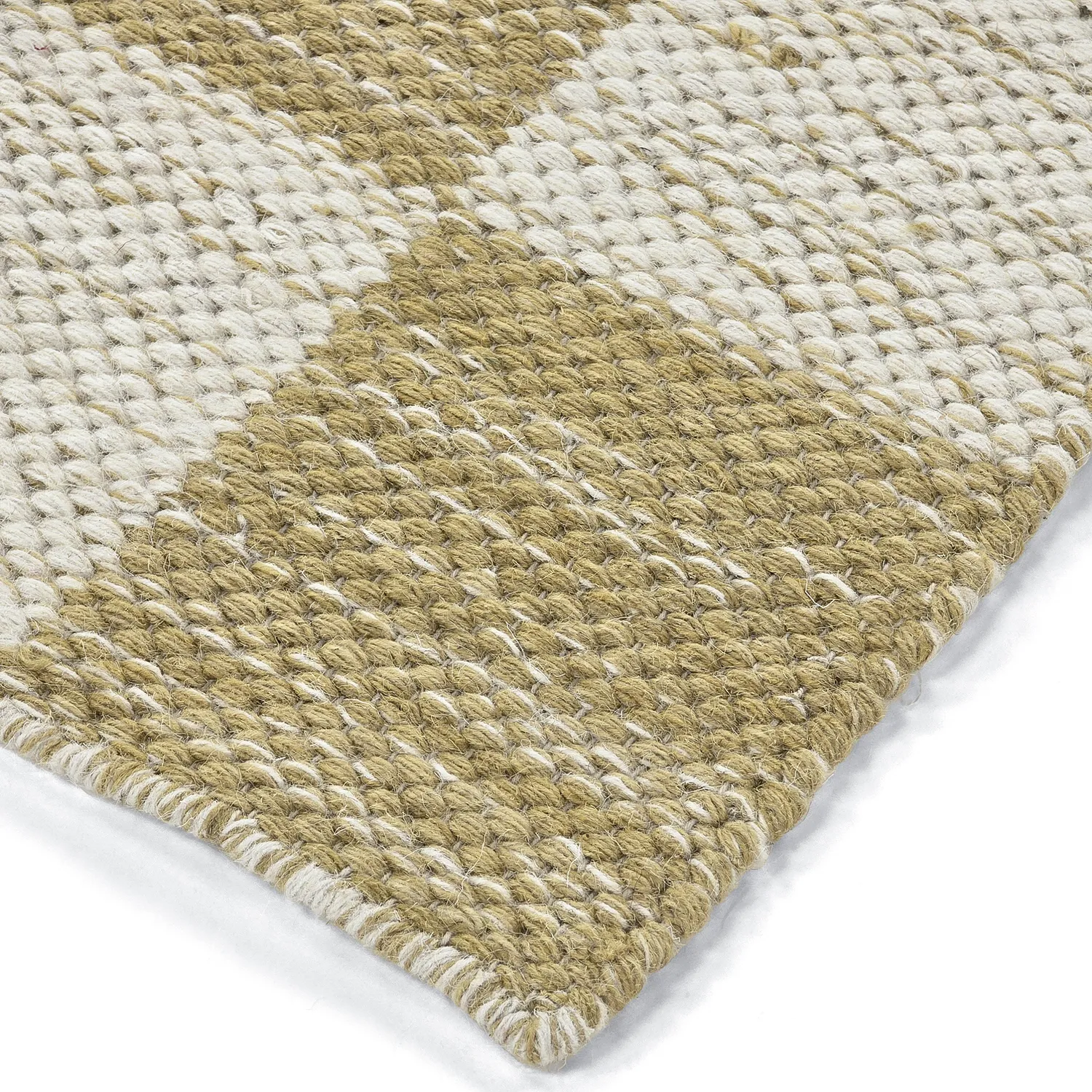 Gyapjúszőnyeg - Dundee (sárga/fehér)