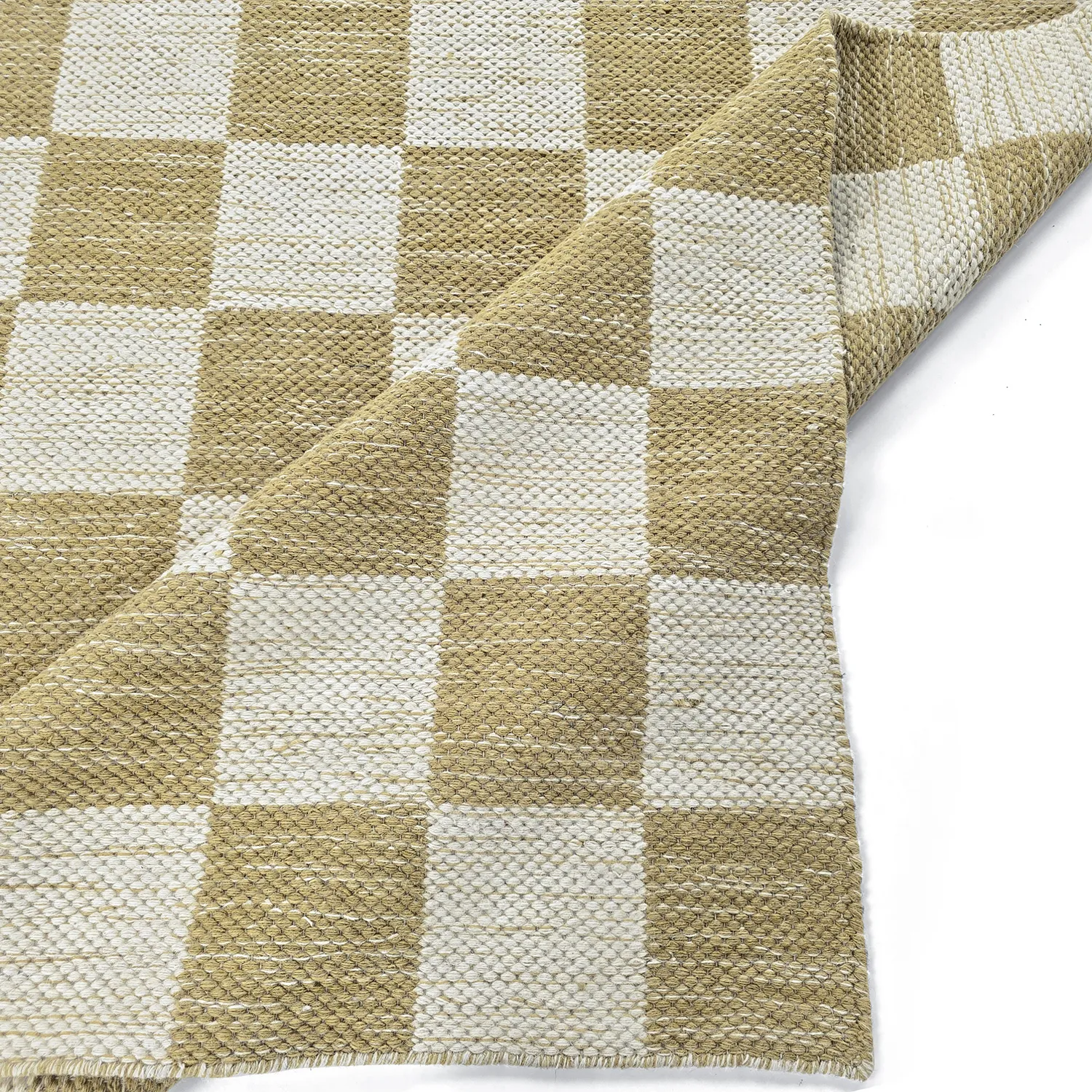 Gyapjúszőnyeg - Dundee (sárga/fehér)