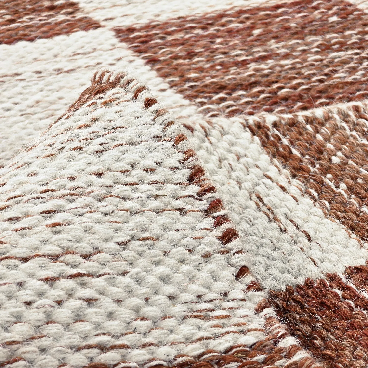 Gyapjúszőnyeg - Dundee (piros/fehér)