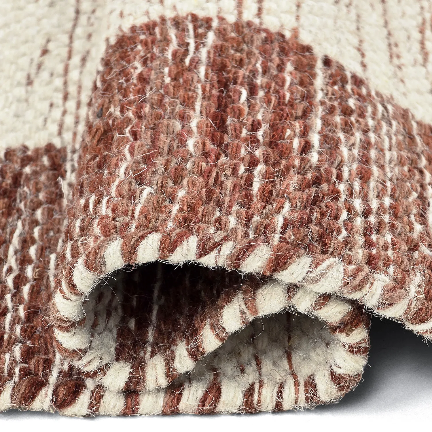 Gyapjúszőnyeg - Dundee (piros/fehér)