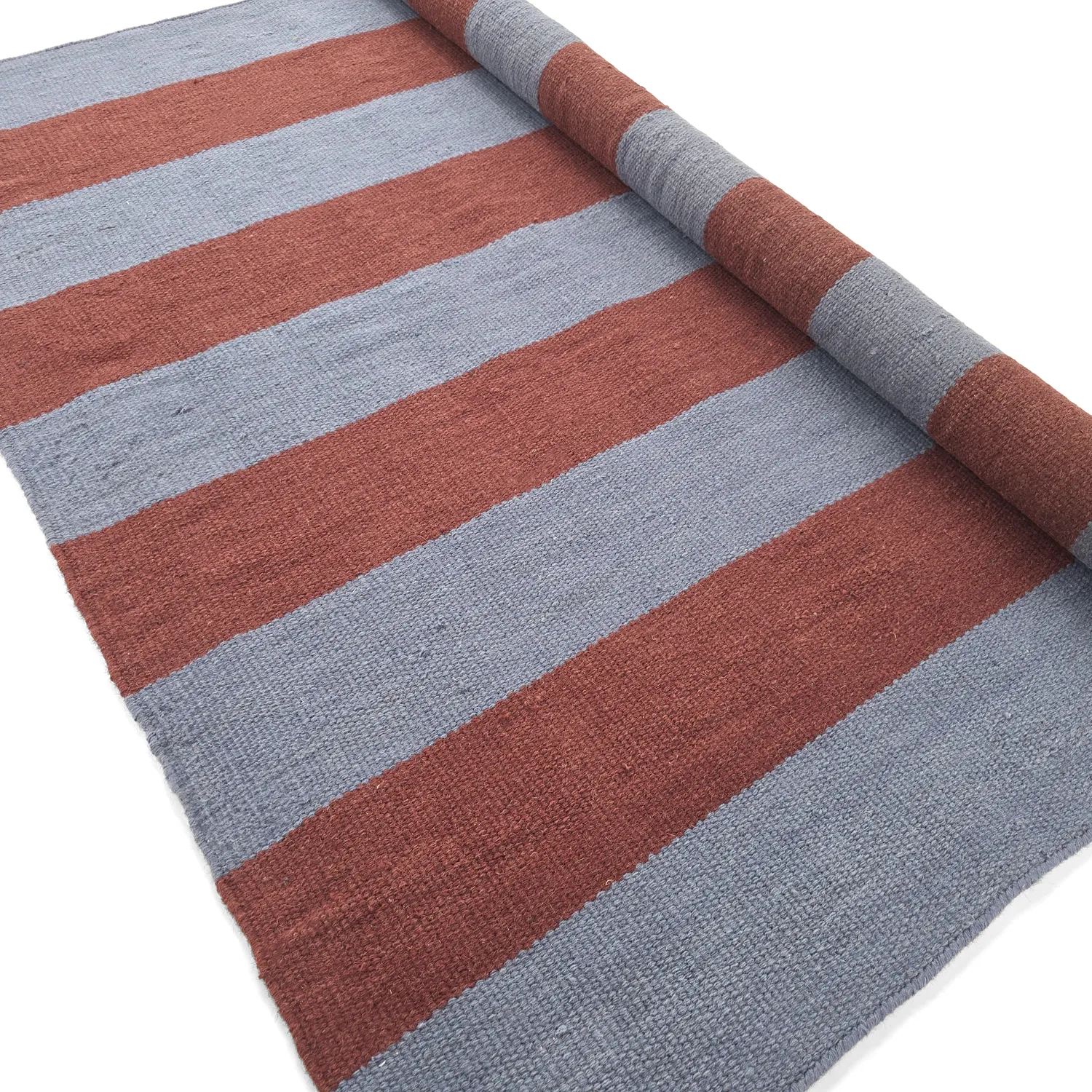 Gyapjúszőnyeg - Garine (kék/piros)