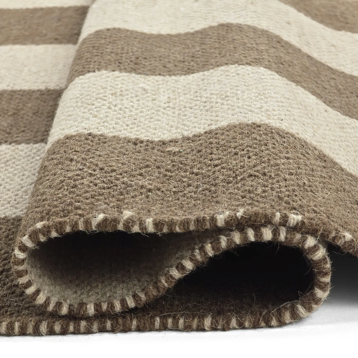 Gyapjúszőnyeg - Garine (barna/bézs)