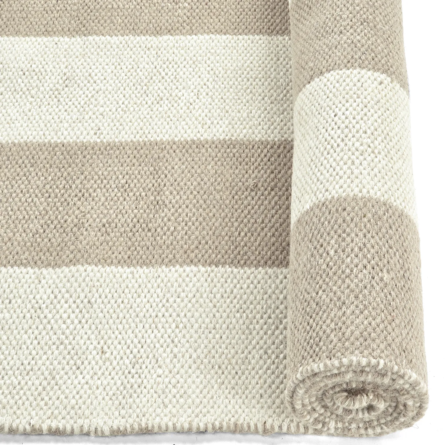 Gyapjúszőnyeg - Garine (törtfehér/bézs)