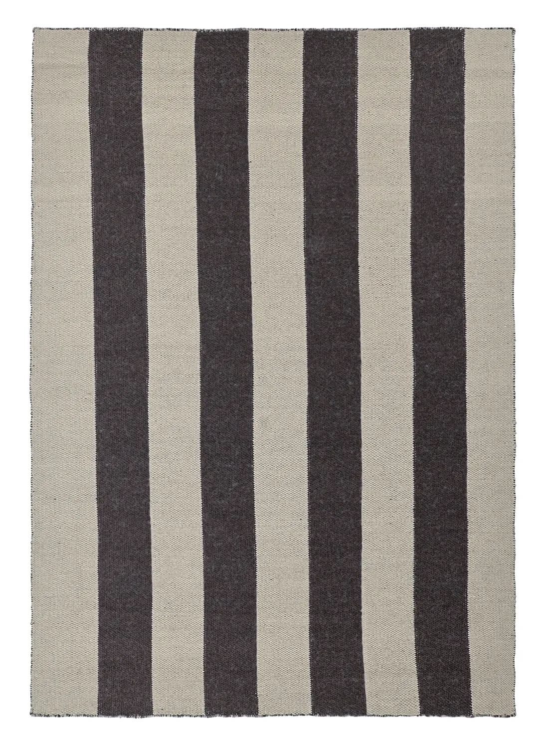 Gyapjúszőnyeg - Garine (fekete/bézs)