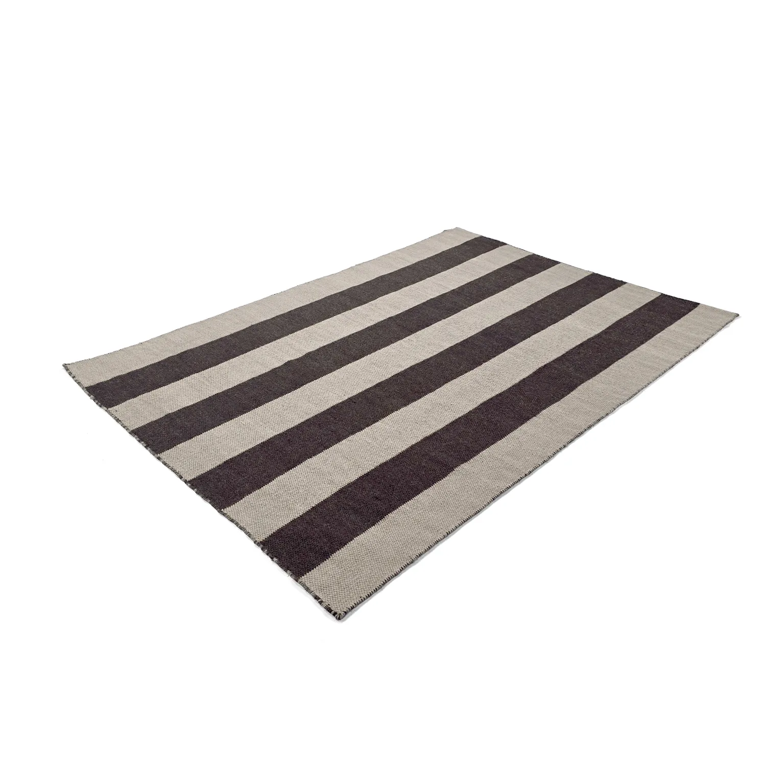 Gyapjúszőnyeg - Garine (fekete/bézs)