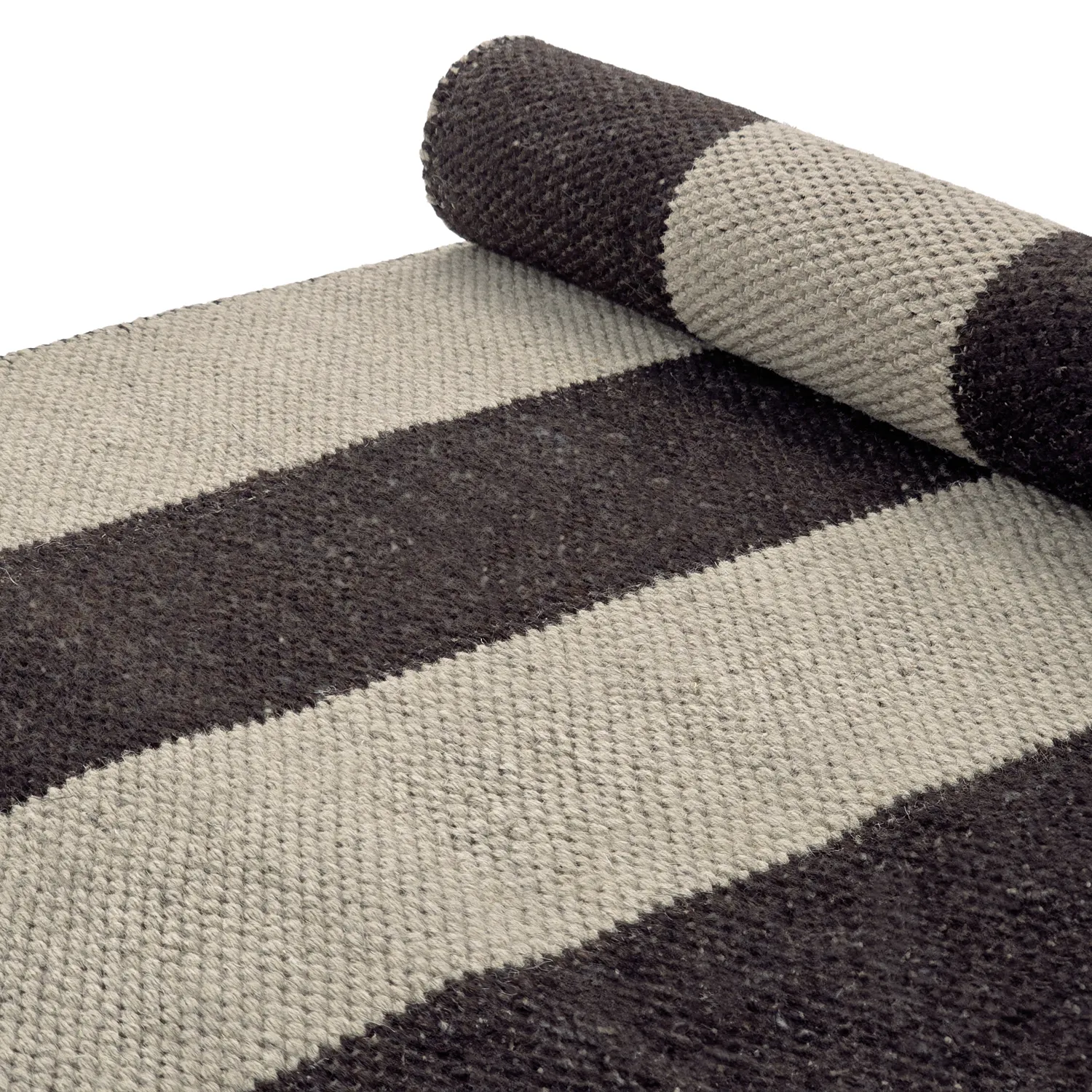 Gyapjúszőnyeg - Garine (fekete/bézs)