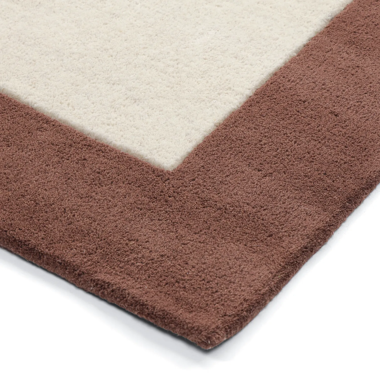 Gyapjúszőnyeg - Gaya Hand Tufted Wool Premium (krém/barna)