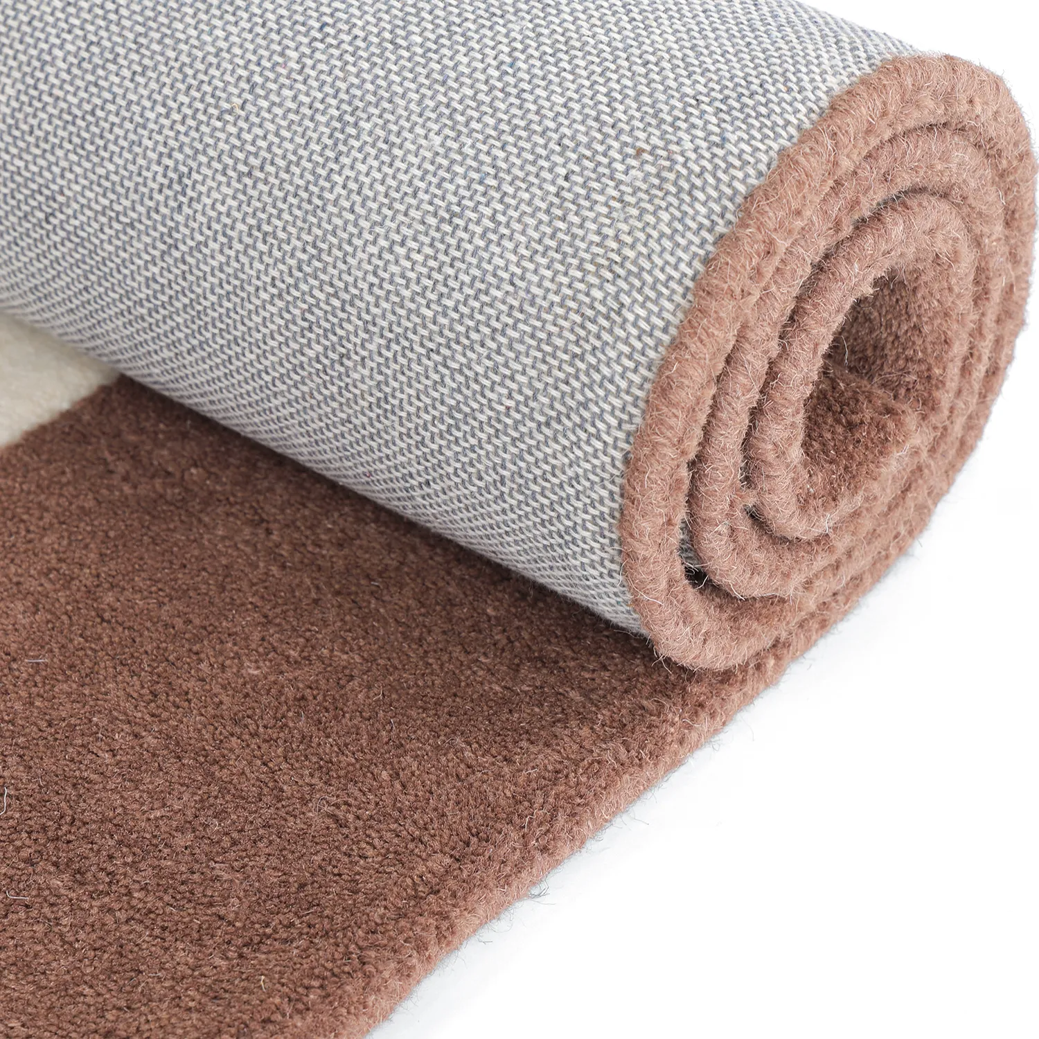 Gyapjúszőnyeg - Gaya Hand Tufted Wool Premium (krém/barna)