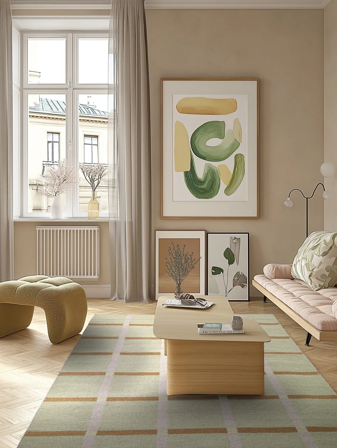 Gyapjúszőnyeg - Gingham (no. 4)