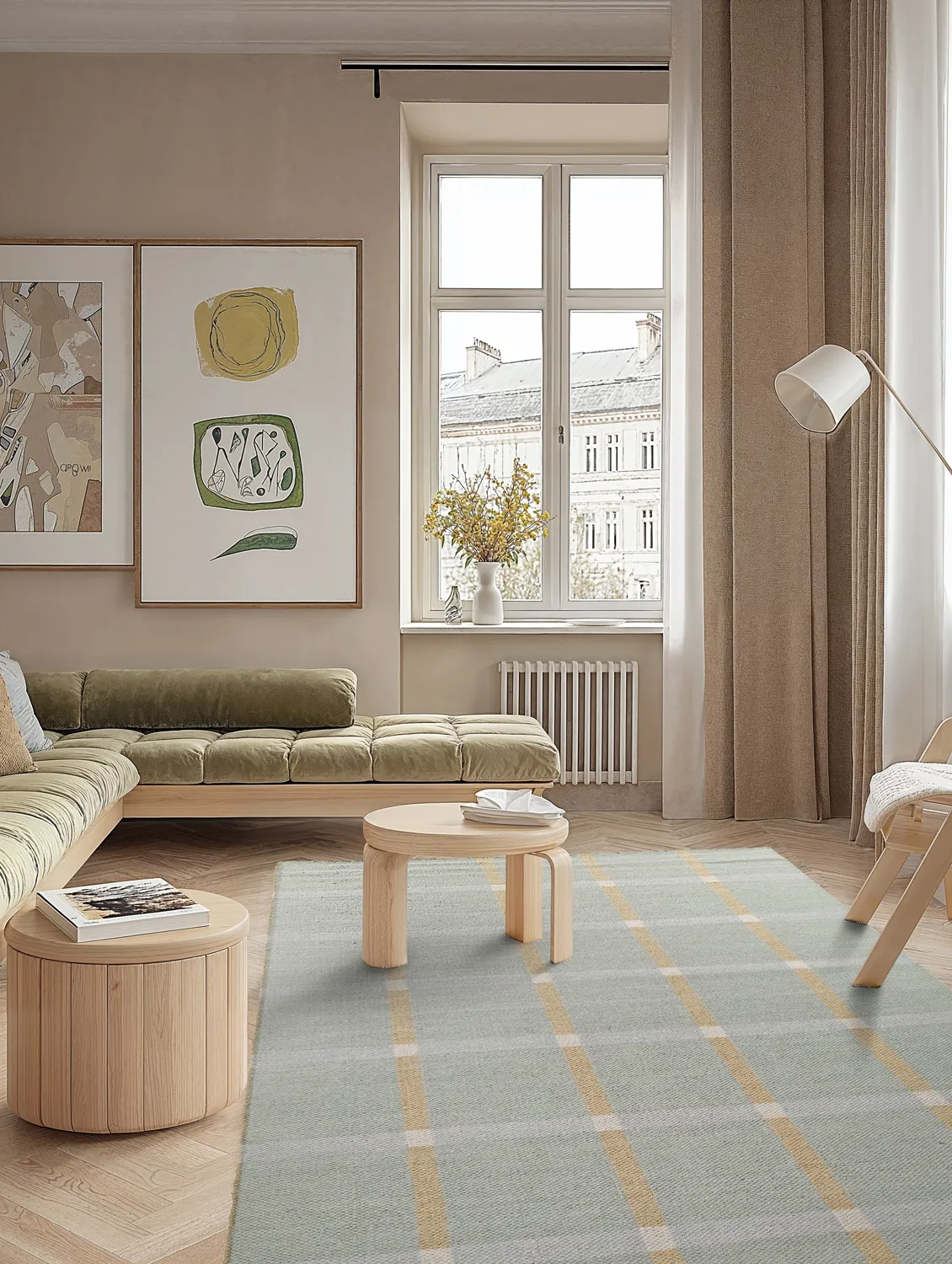 Gyapjúszőnyeg - Gingham (no. 6)