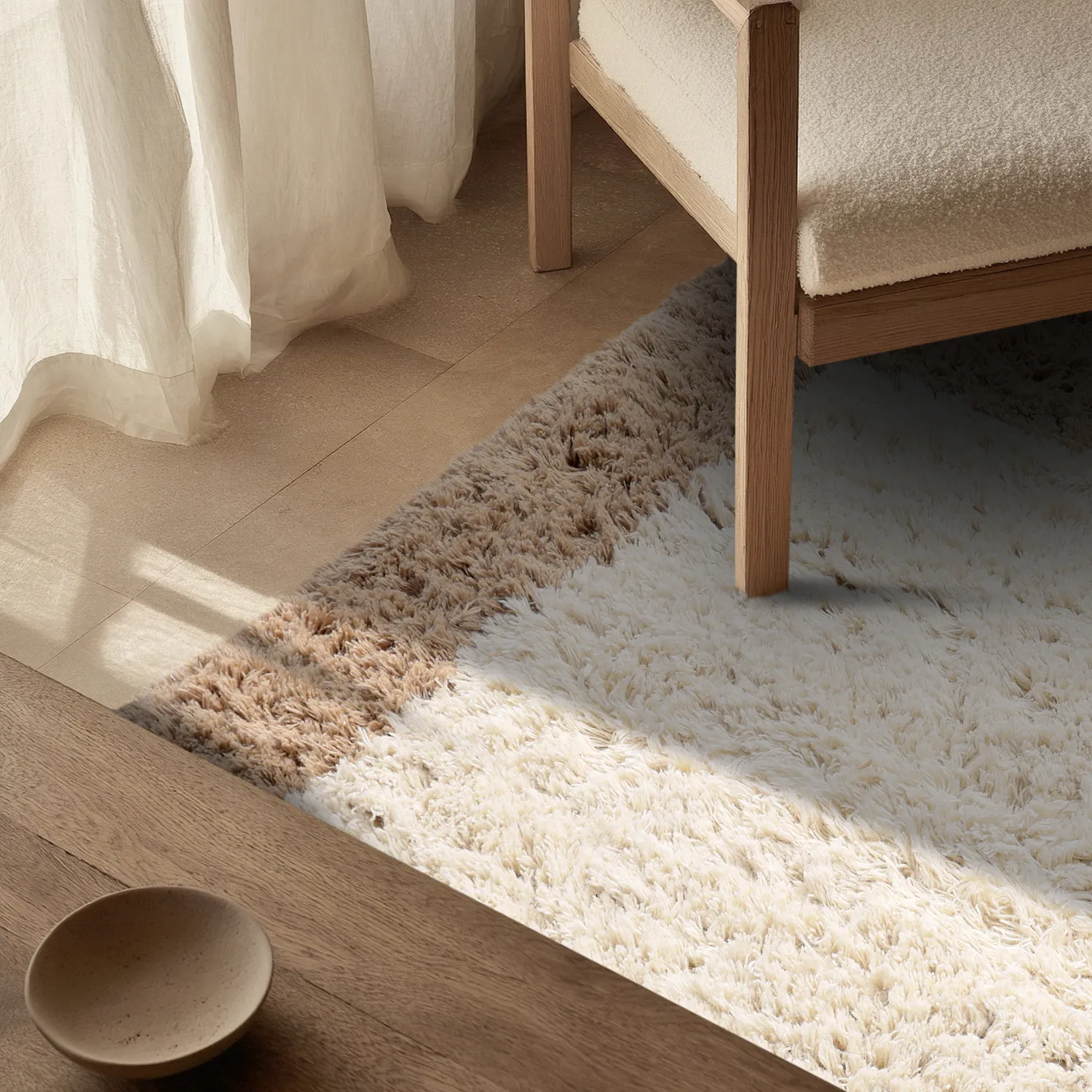 Gyapjúszőnyeg - Khenifra Handknot Wool Premium (krém/bézs)