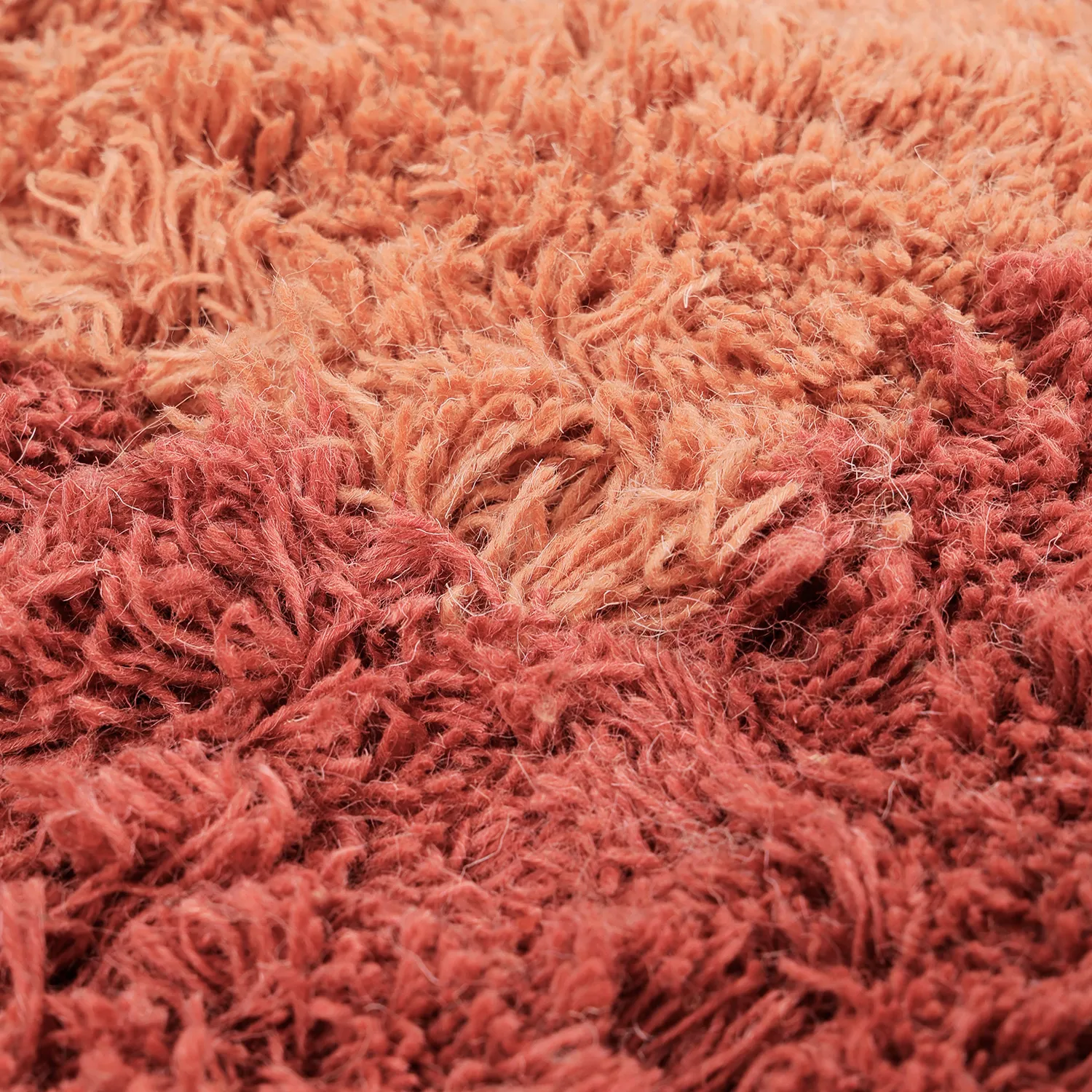 Gyapjúszőnyeg - Khenifra Handknot Wool Premium (narancs/piros)