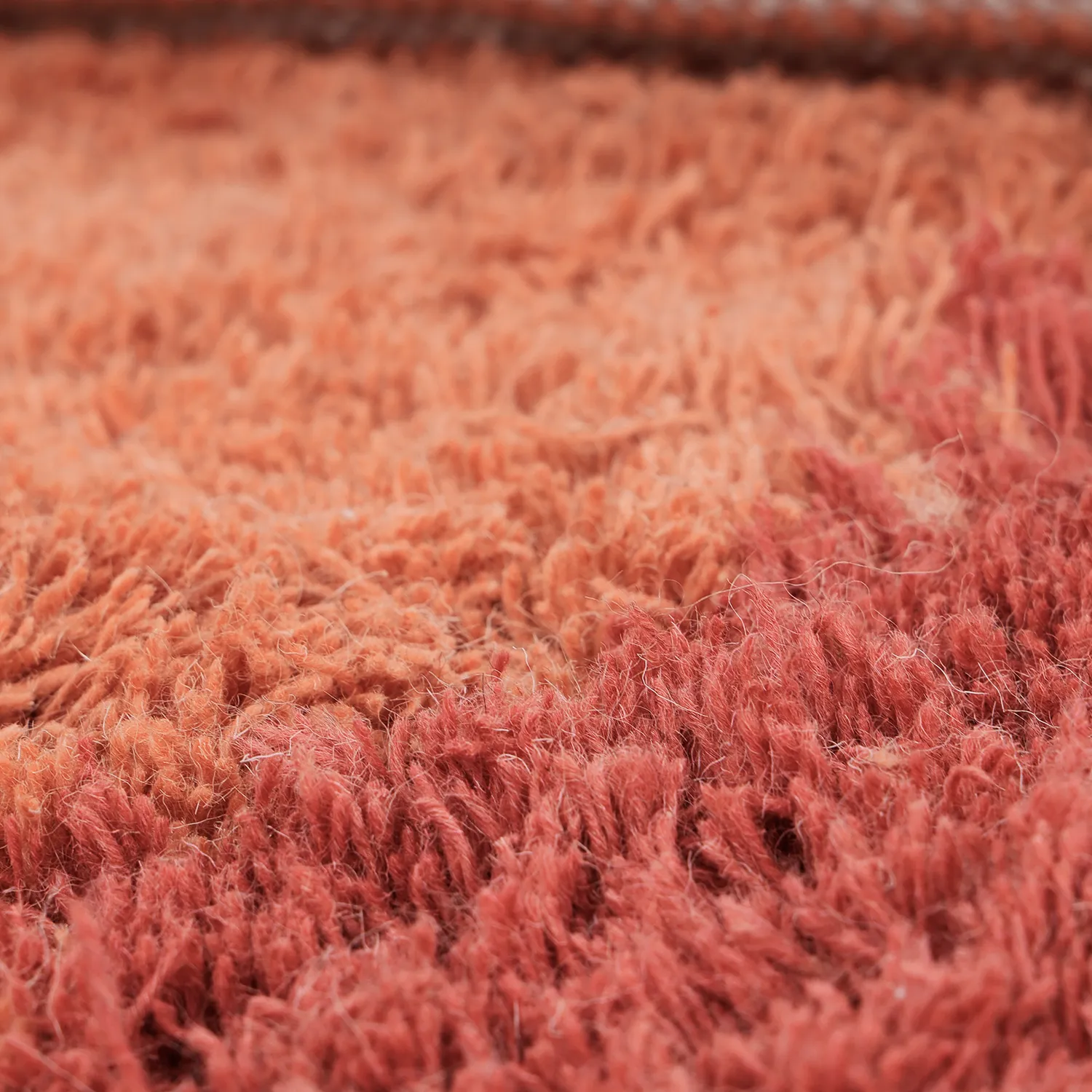 Gyapjúszőnyeg - Khenifra Handknot Wool Premium (narancs/piros)