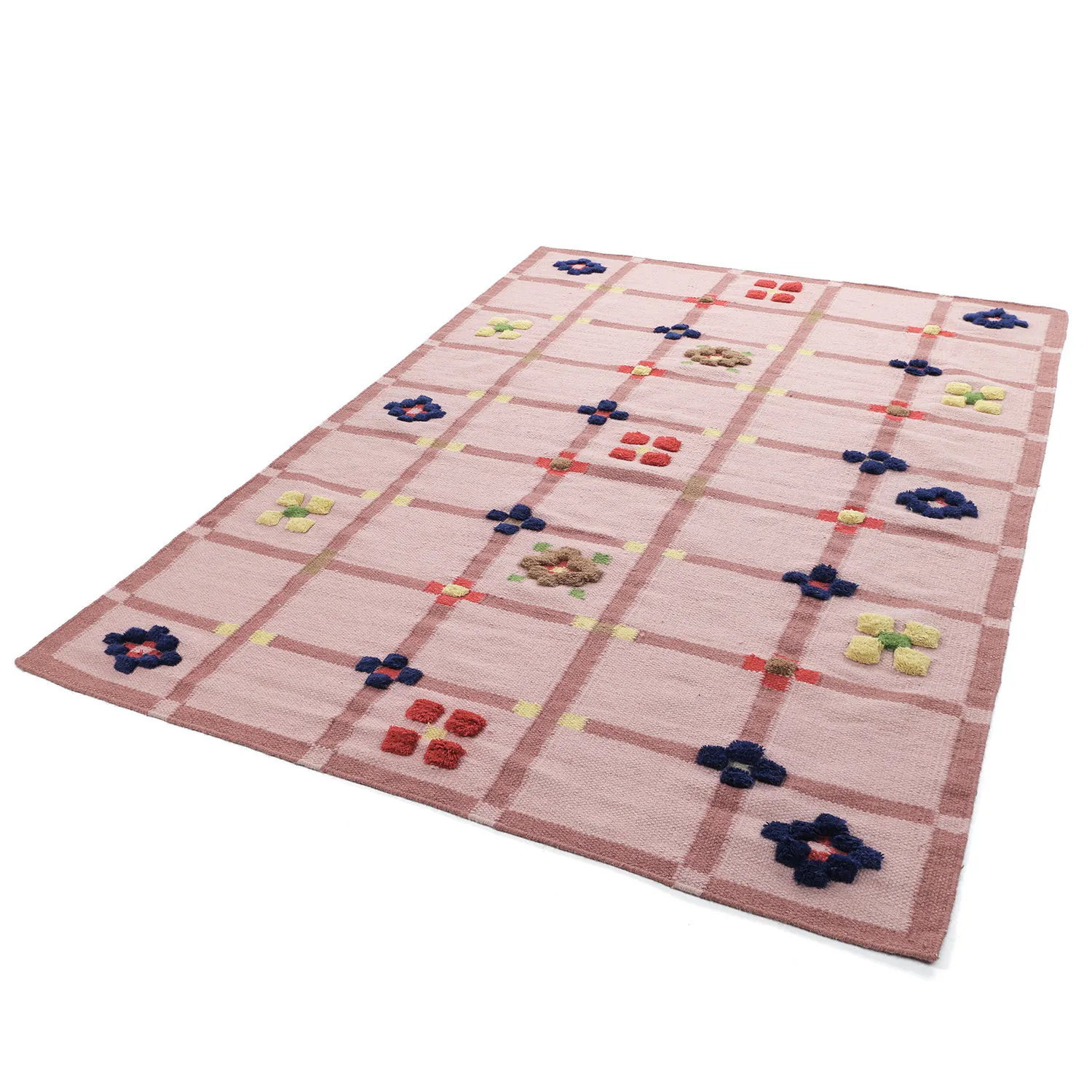 Gyapjúszőnyeg - Lausanne Flatweave Tufted Premium (rózsaszín)
