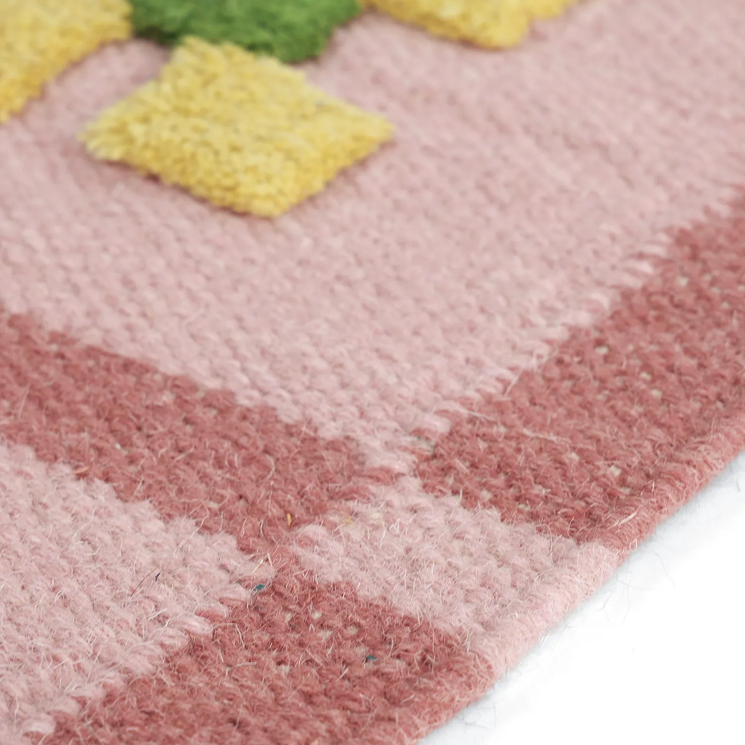 Gyapjúszőnyeg - Lausanne Flatweave Tufted Premium (rózsaszín)