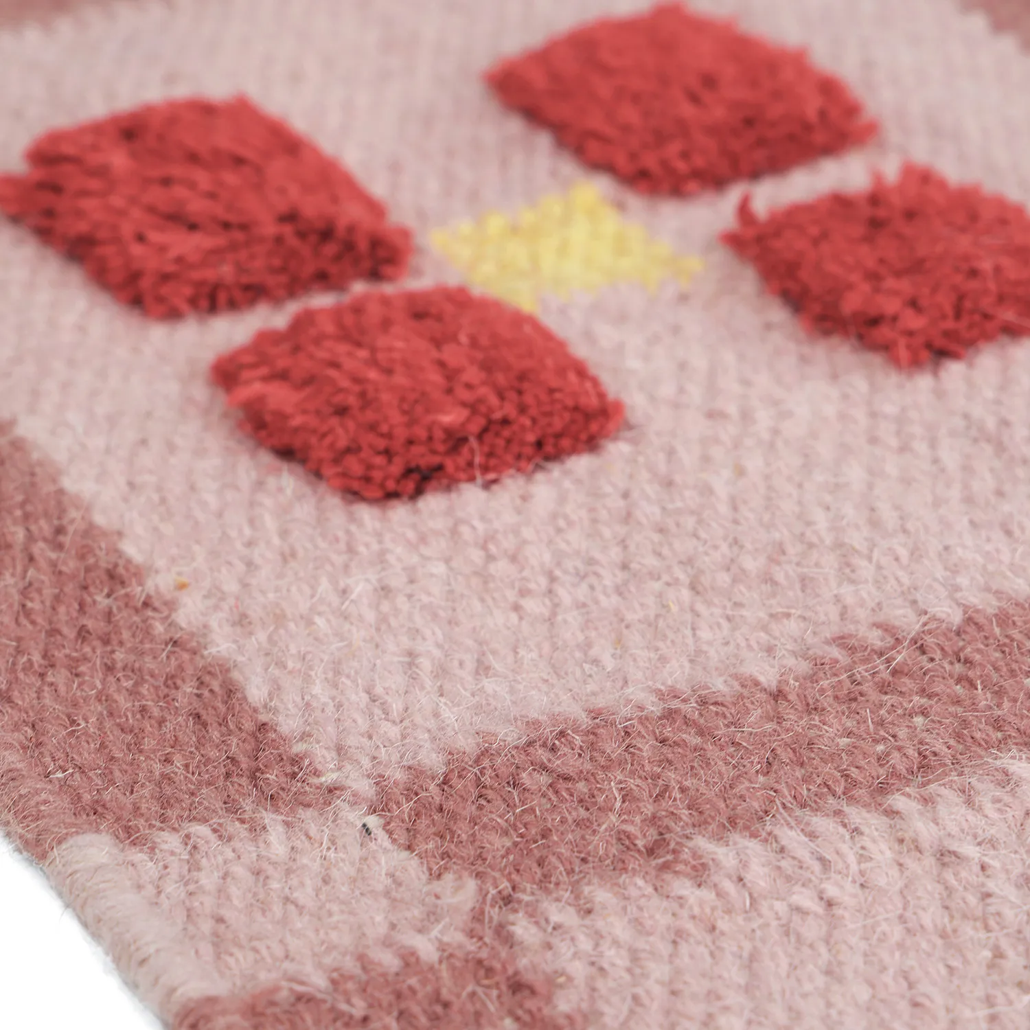 Gyapjúszőnyeg - Lausanne Flatweave Tufted Premium (rózsaszín)