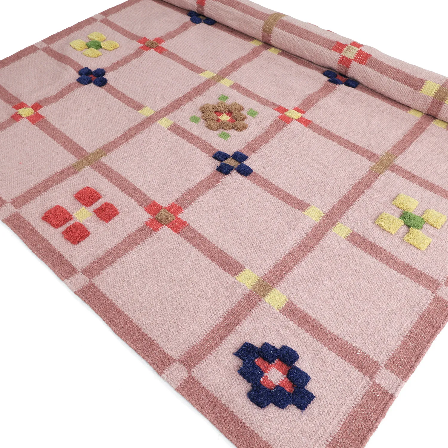 Gyapjúszőnyeg - Lausanne Flatweave Tufted Premium (rózsaszín)