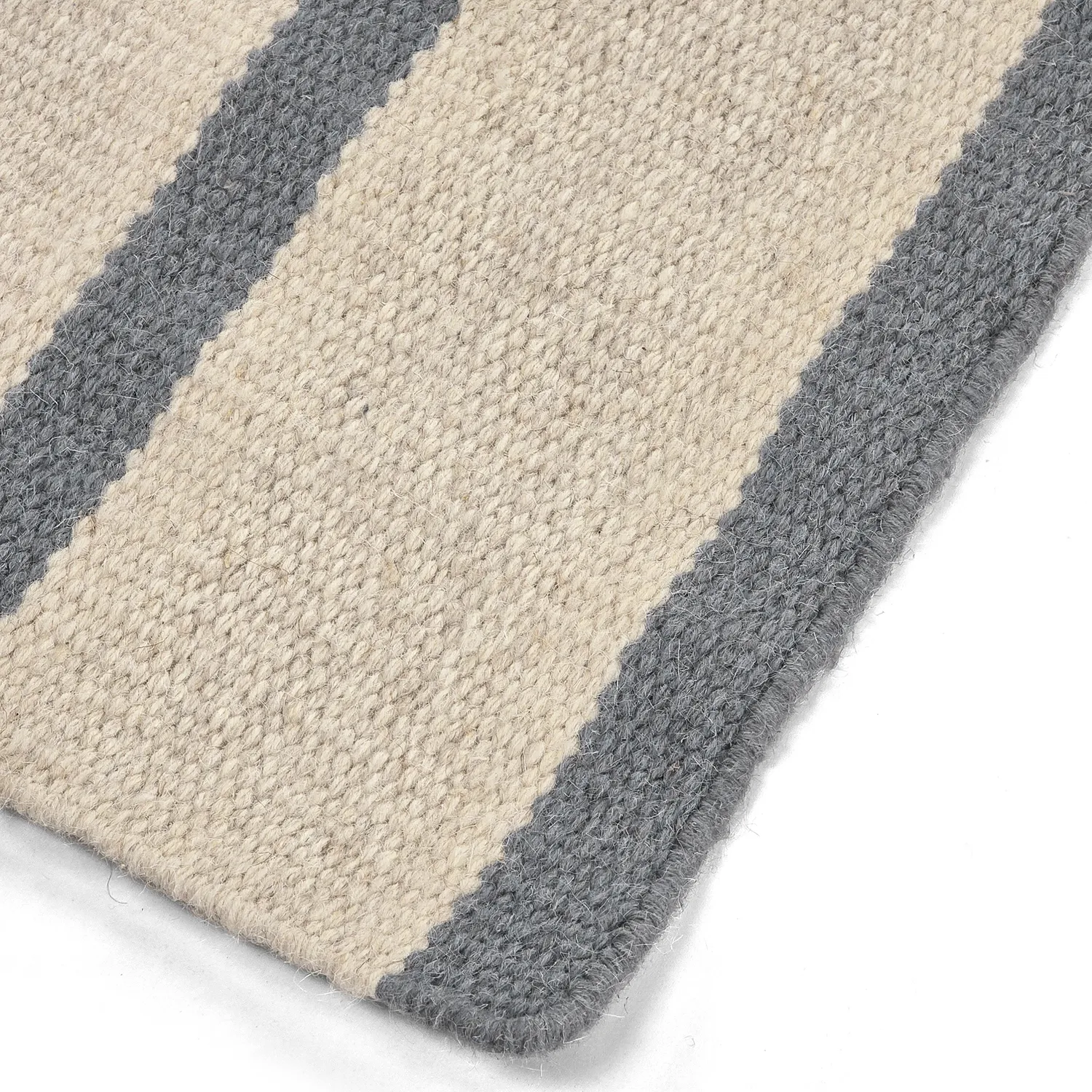 Gyapjúszőnyeg - Luton (koptatott farmer/fehér)