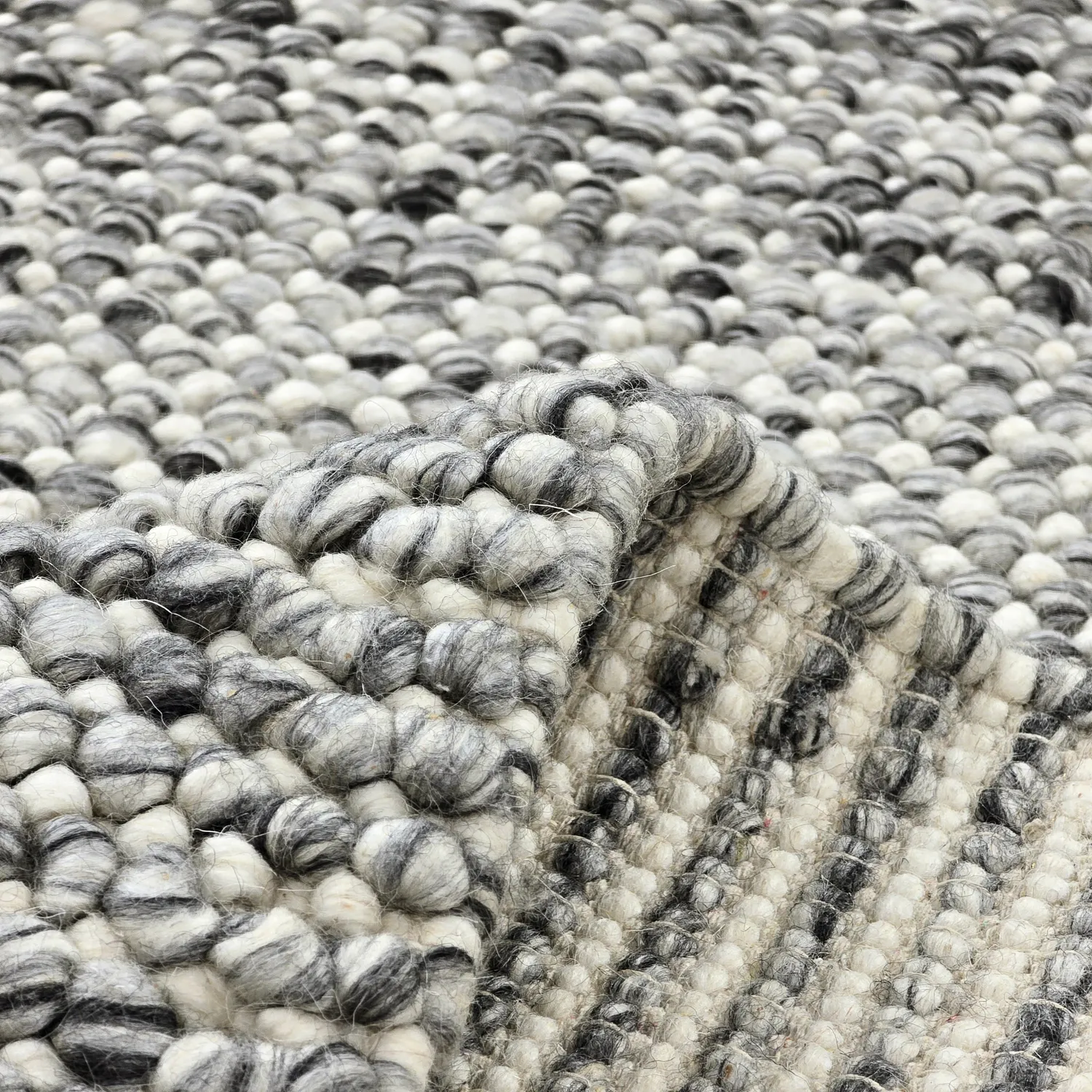 Gyapjúszőnyeg - Mesra (szürke/fehér)