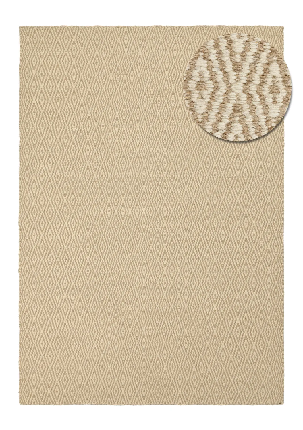 Gyapjúszőnyeg - Monastir (bézs/fehér)