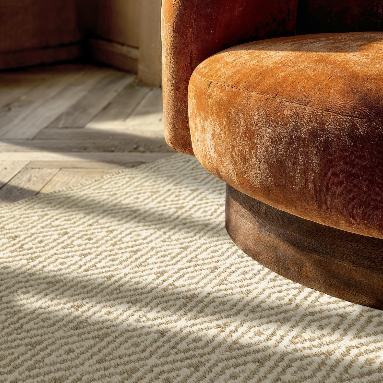 Gyapjúszőnyeg - Monastir (bézs/fehér)