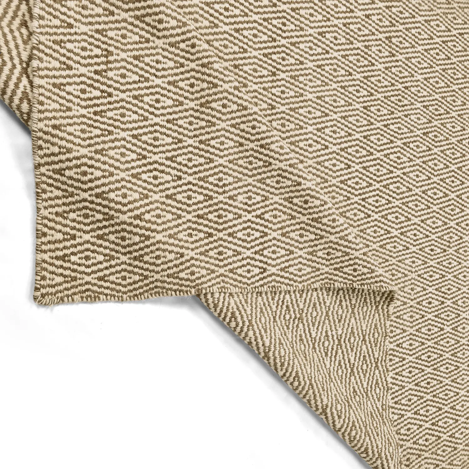 Gyapjúszőnyeg - Monastir (barna/fehér)