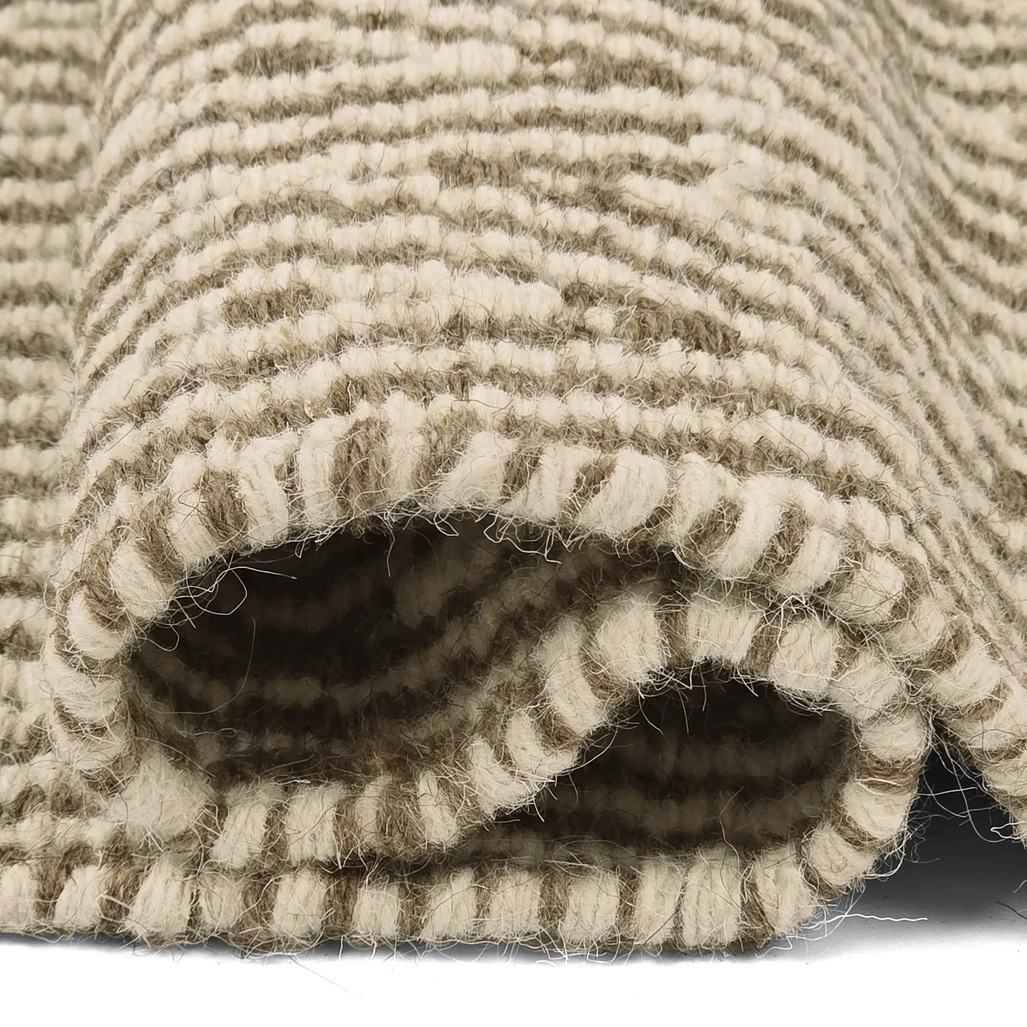 Gyapjúszőnyeg - Monastir (barna/fehér)