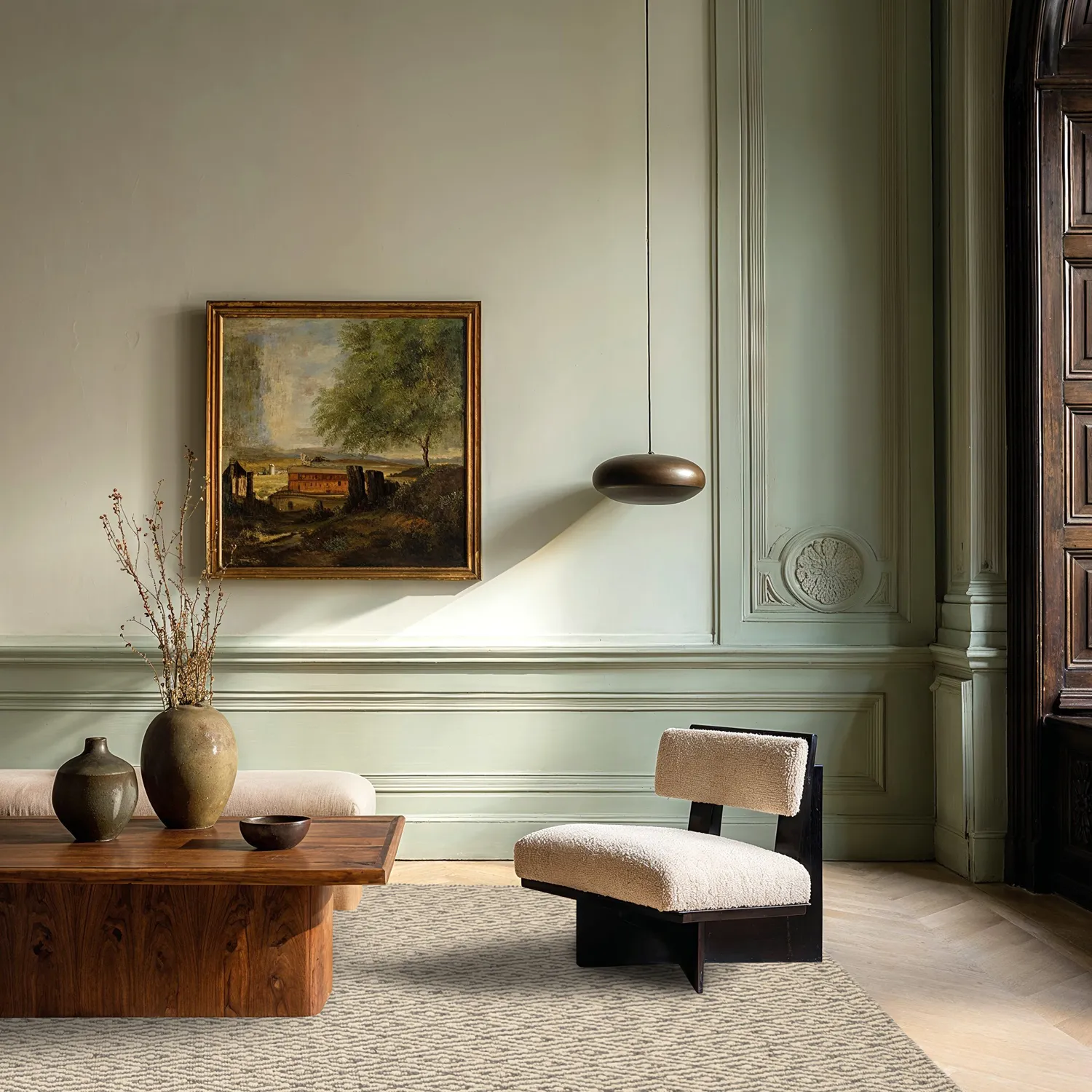 Gyapjúszőnyeg - Monastir (szürke/fehér)