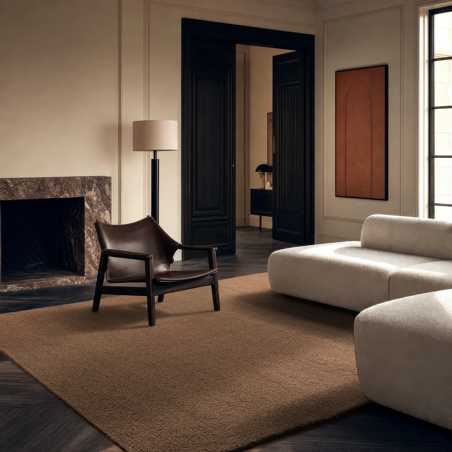 Gyapjúszőnyeg - Montmartre Loop Handtufted Wool (barna)