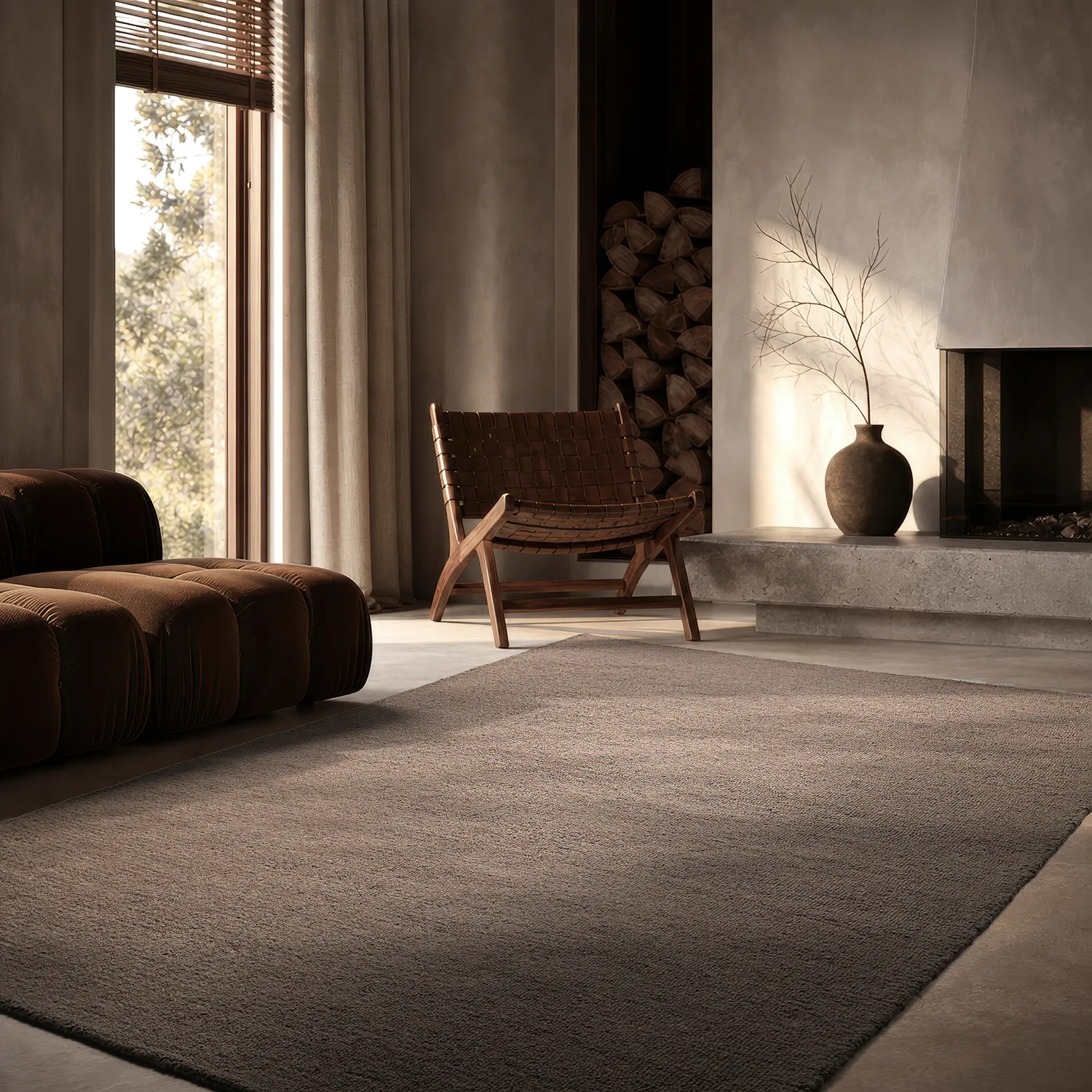 Gyapjúszőnyeg - Montmartre Loop Handtufted Wool (taupe)