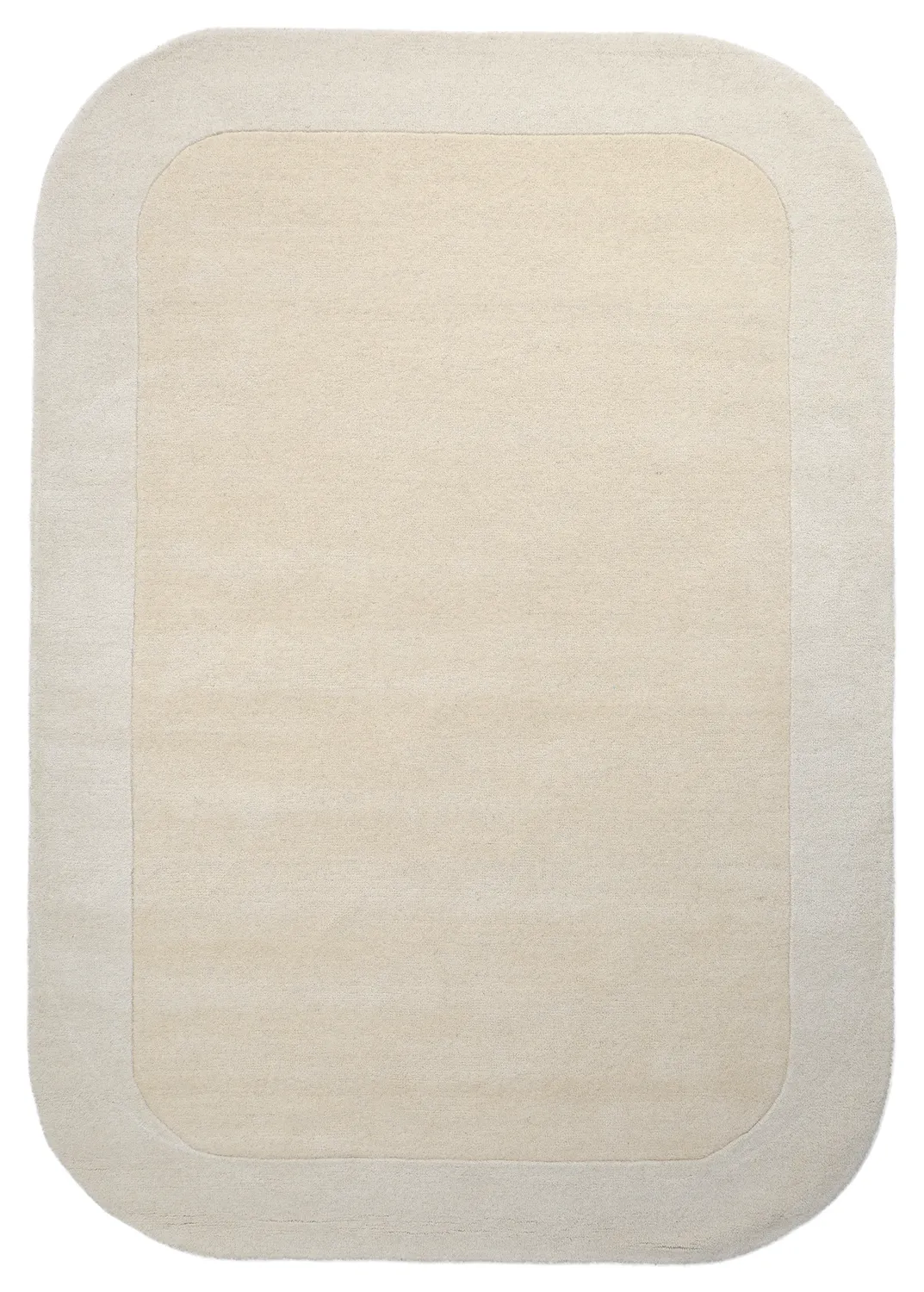 Gyapjúszőnyeg - Puri Hand Tufted Wool Premium (krém/fehér)