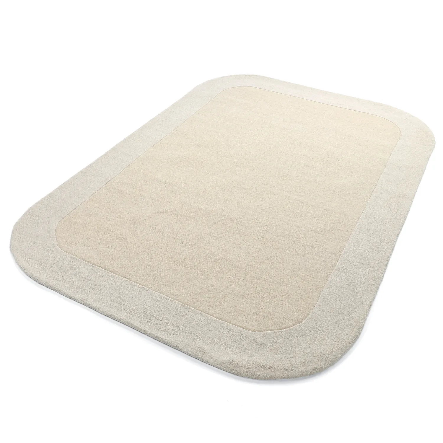 Gyapjúszőnyeg - Puri Hand Tufted Wool Premium (krém/fehér)