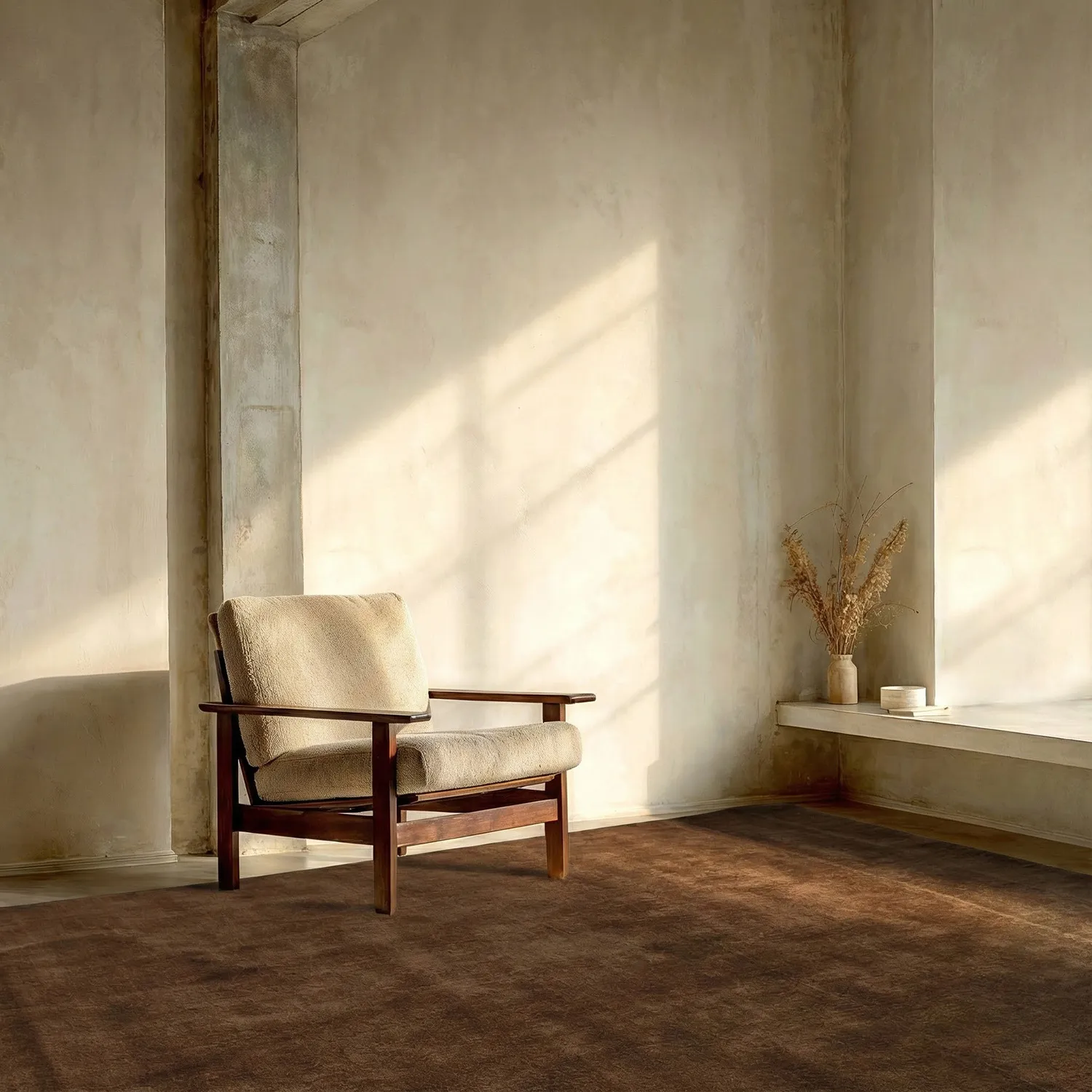 Gyapjúszőnyeg - Rozel Handloom Wool Premium (barna)