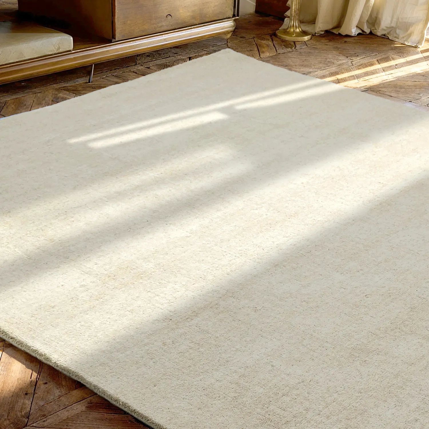 Gyapjúszőnyeg - Rozel Handloom Wool Premium (krém)