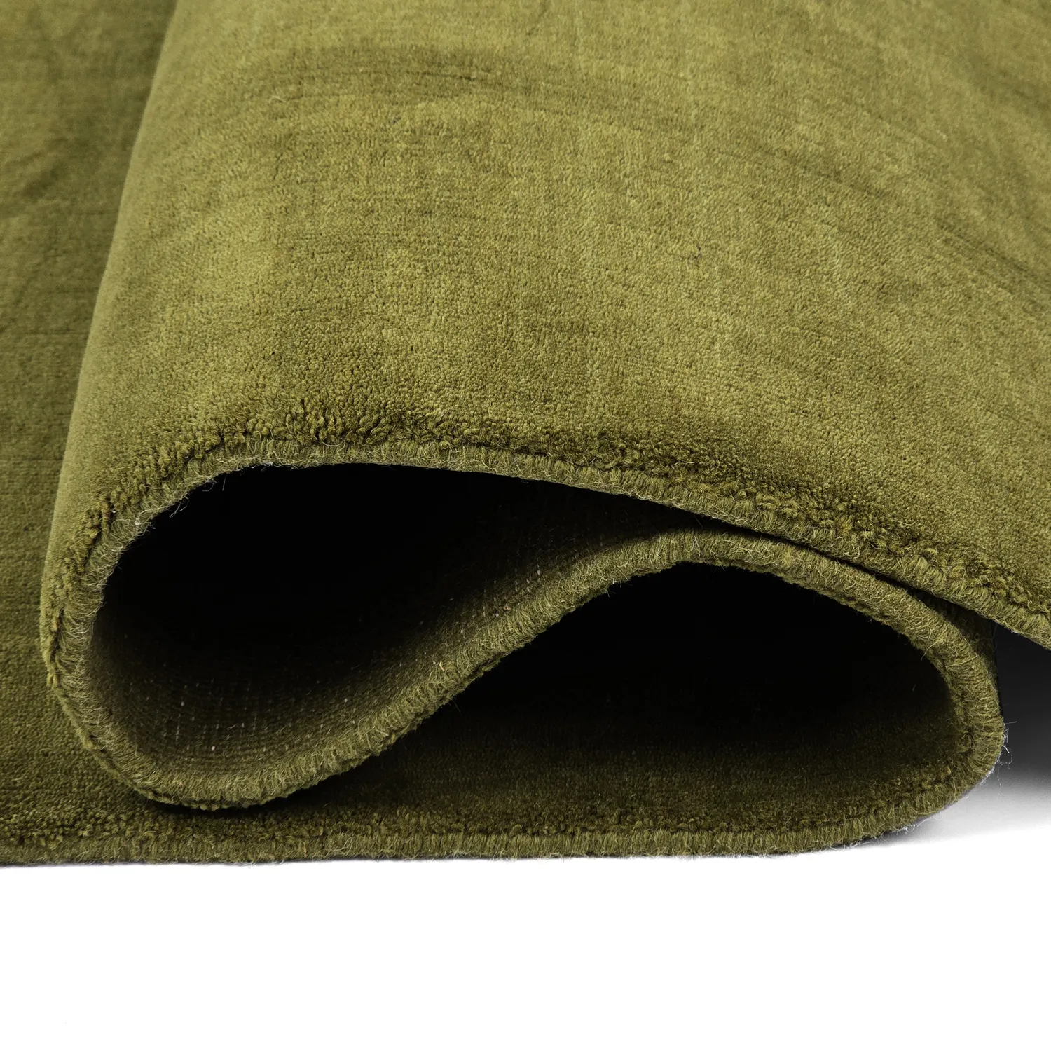 Gyapjúszőnyeg - Rozel Handloom Wool Premium (moha zöld)