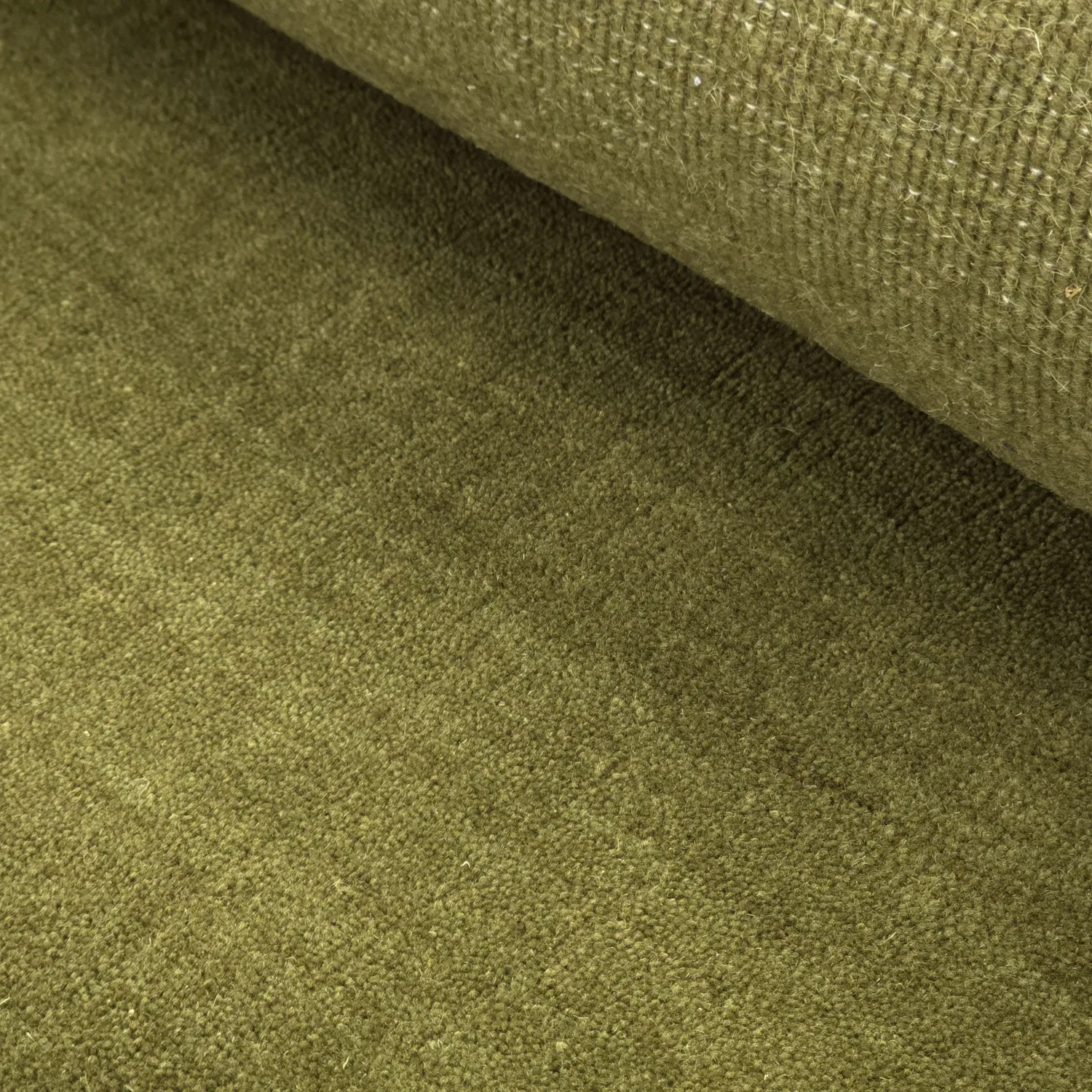 Gyapjúszőnyeg - Rozel Handloom Wool Premium (moha zöld)