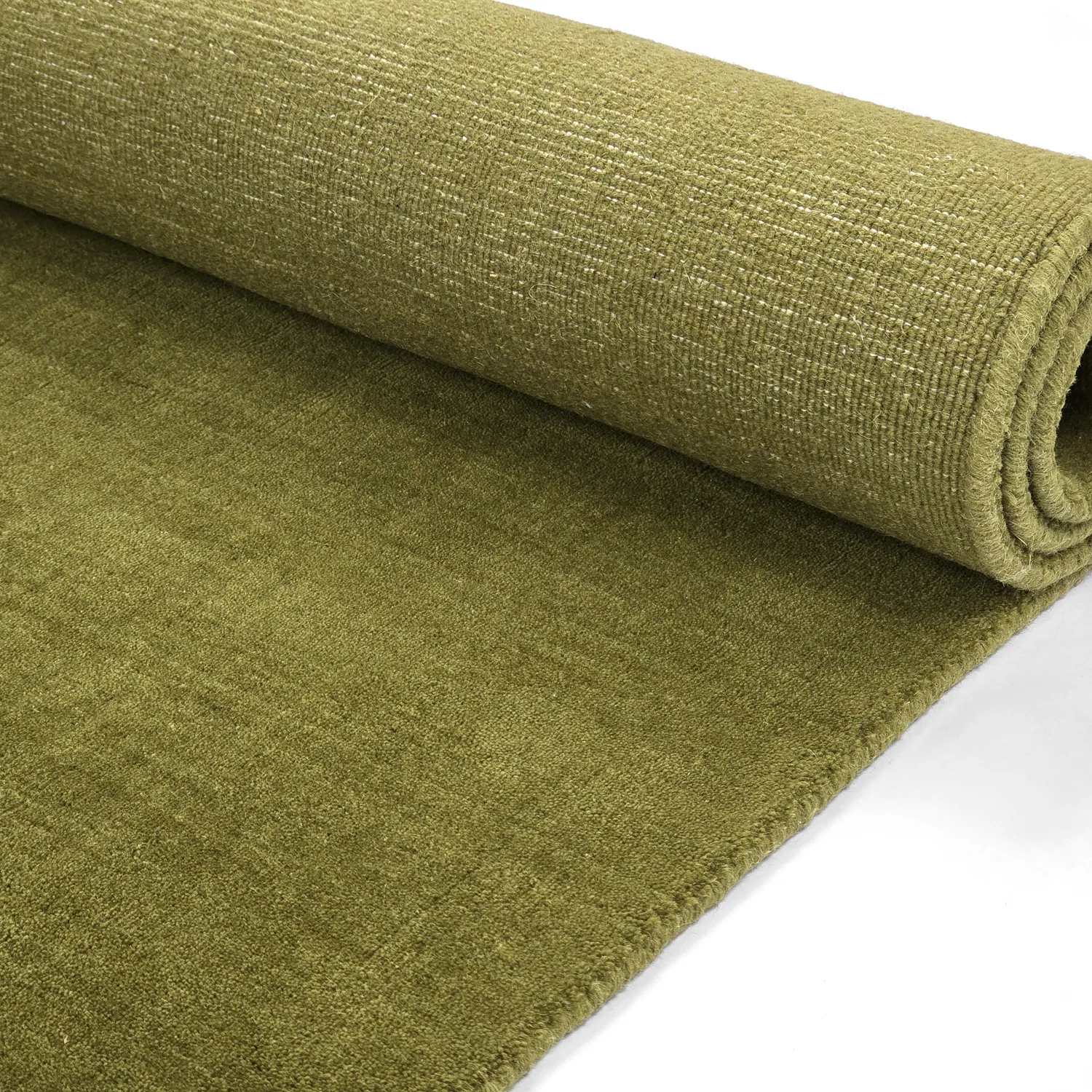 Gyapjúszőnyeg - Rozel Handloom Wool Premium (moha zöld)