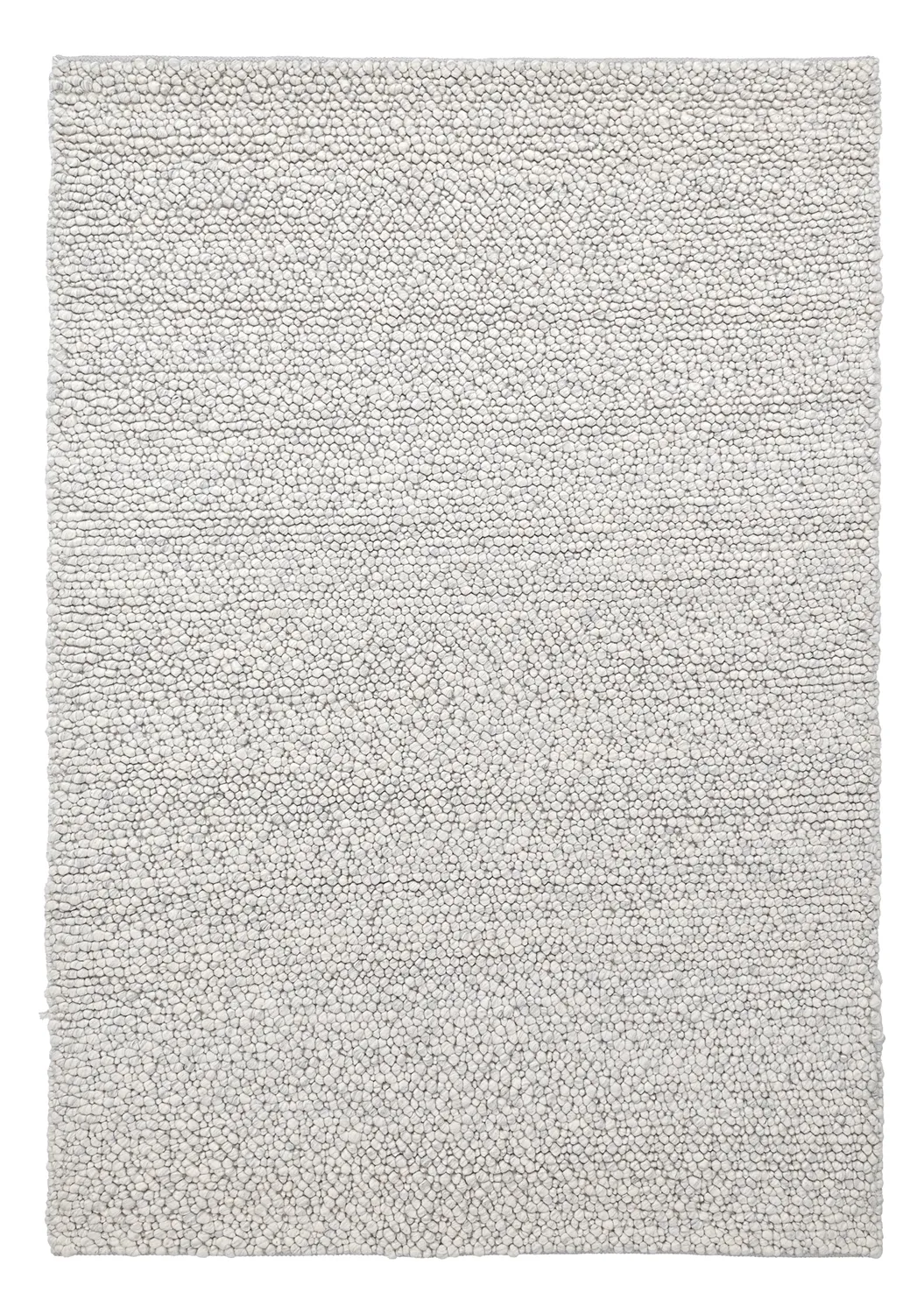 Gyapjúszőnyeg - Sala Irregular Wool Bubble (világos szürke melanzs)