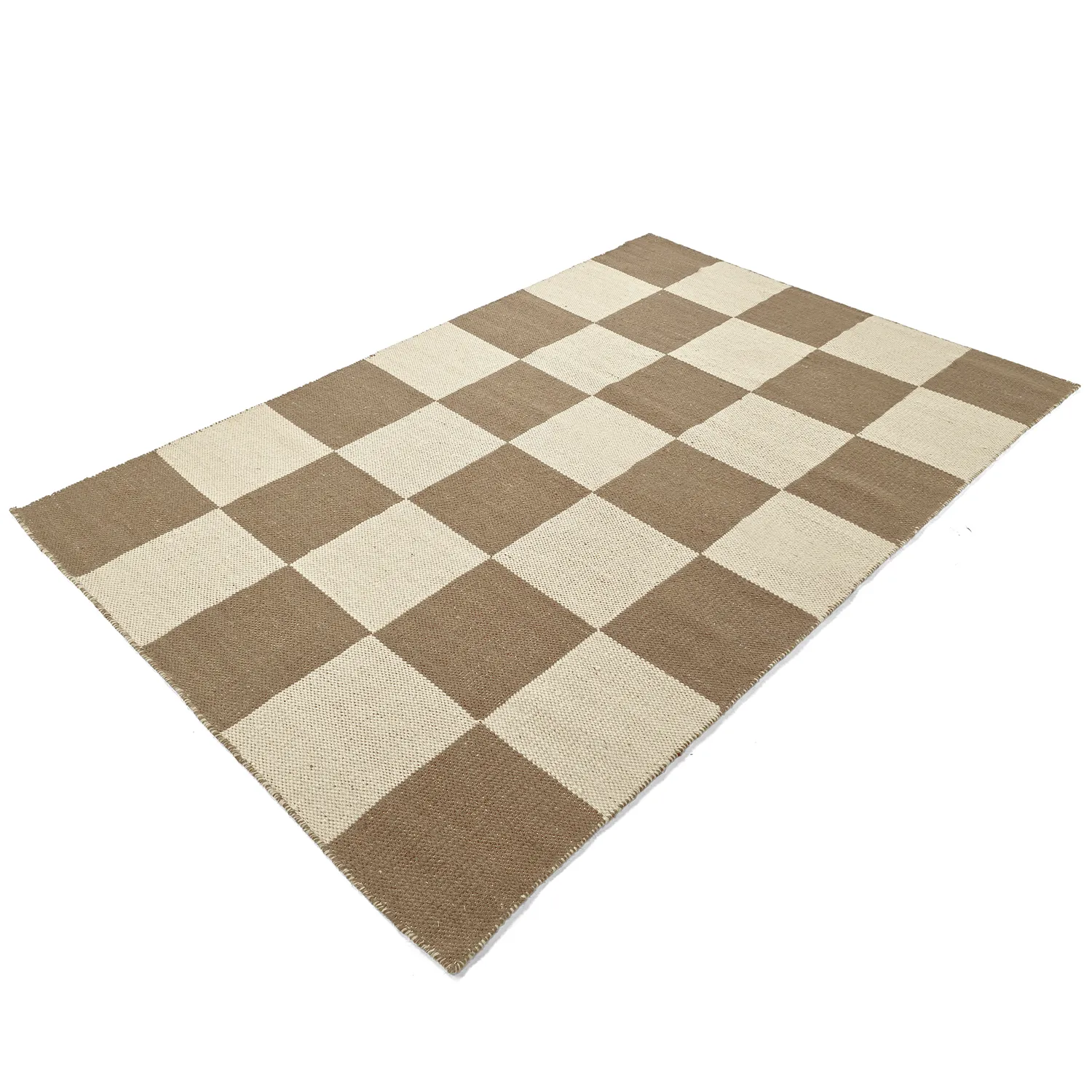 Gyapjúszőnyeg - Scacco (barna/bézs)