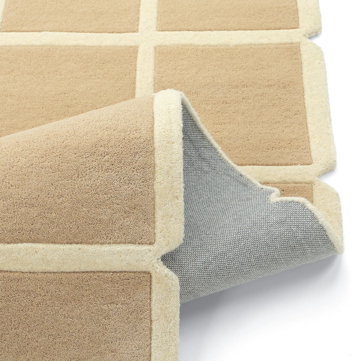 Gyapjúszőnyeg - Syl Hand Tufted Wool Premium (bézs/krém)