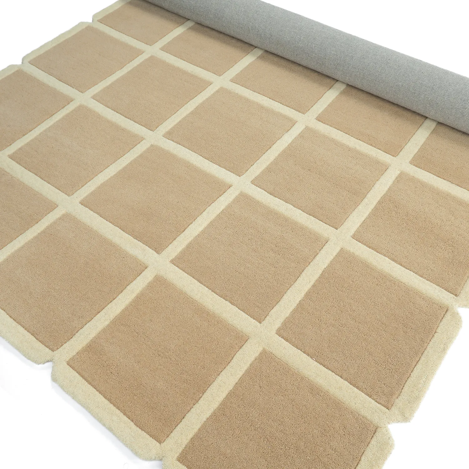 Gyapjúszőnyeg - Syl Hand Tufted Wool Premium (bézs/krém)