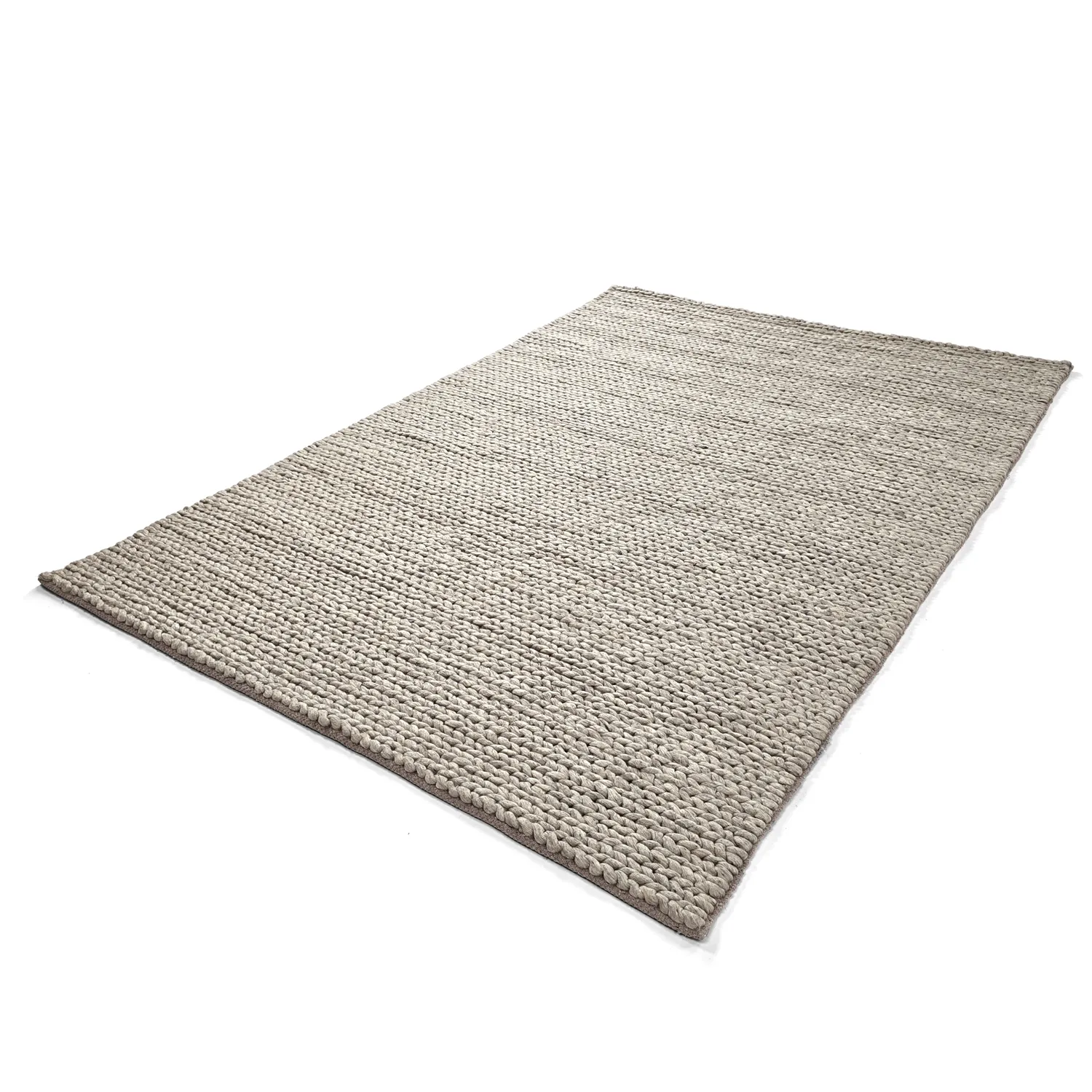 Gyapjúszőnyeg - Talvia Braided Wool (szürke)