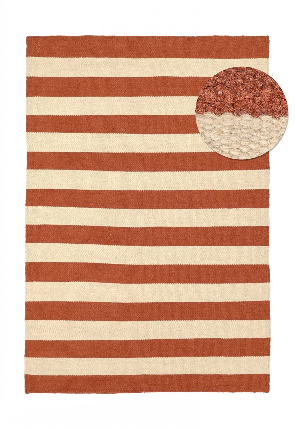 Gyapjúszőnyeg - Torquay (fahéj/fehér)