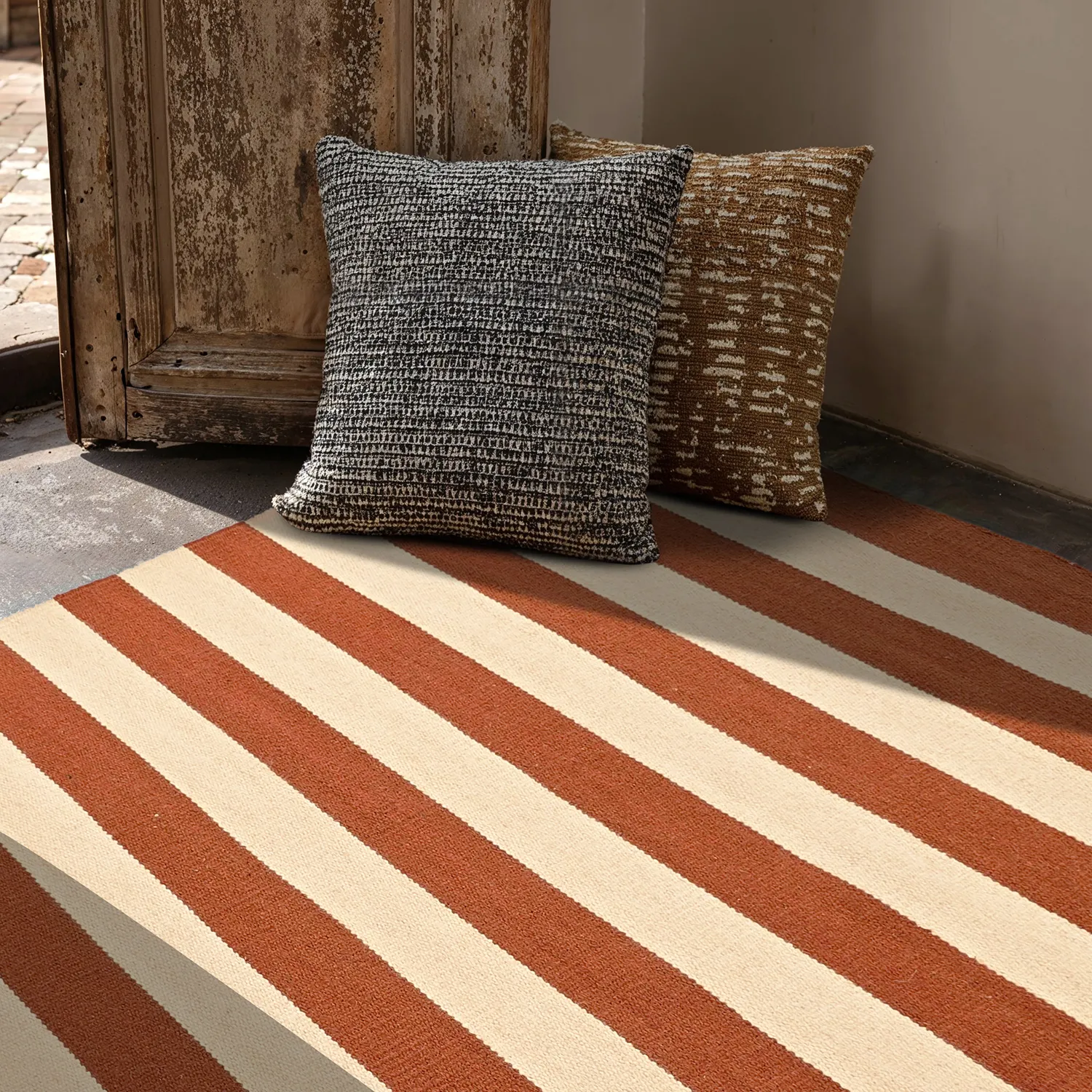 Gyapjúszőnyeg - Torquay (fahéj/fehér)