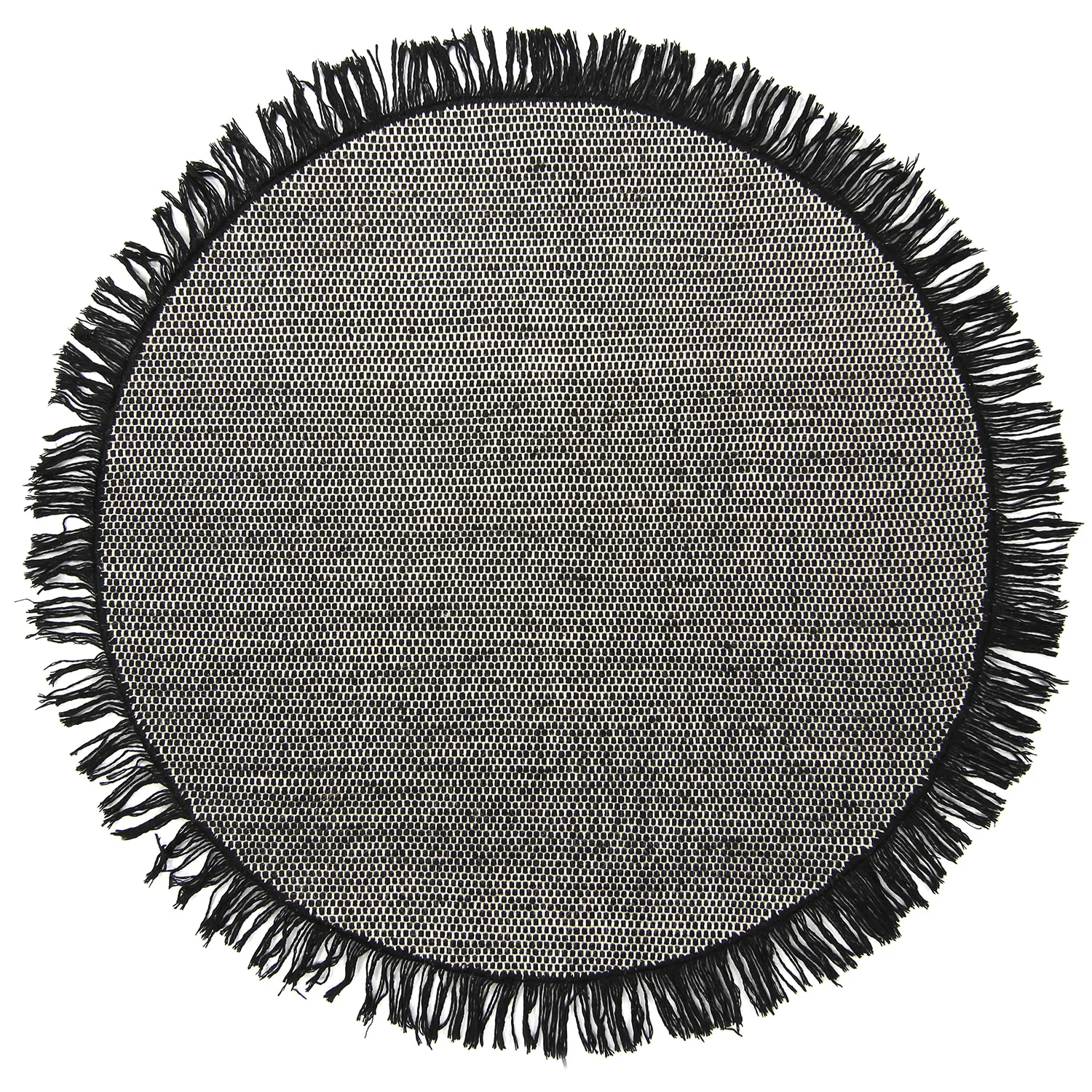 Kerek szőnyeg - Pike (fekete)