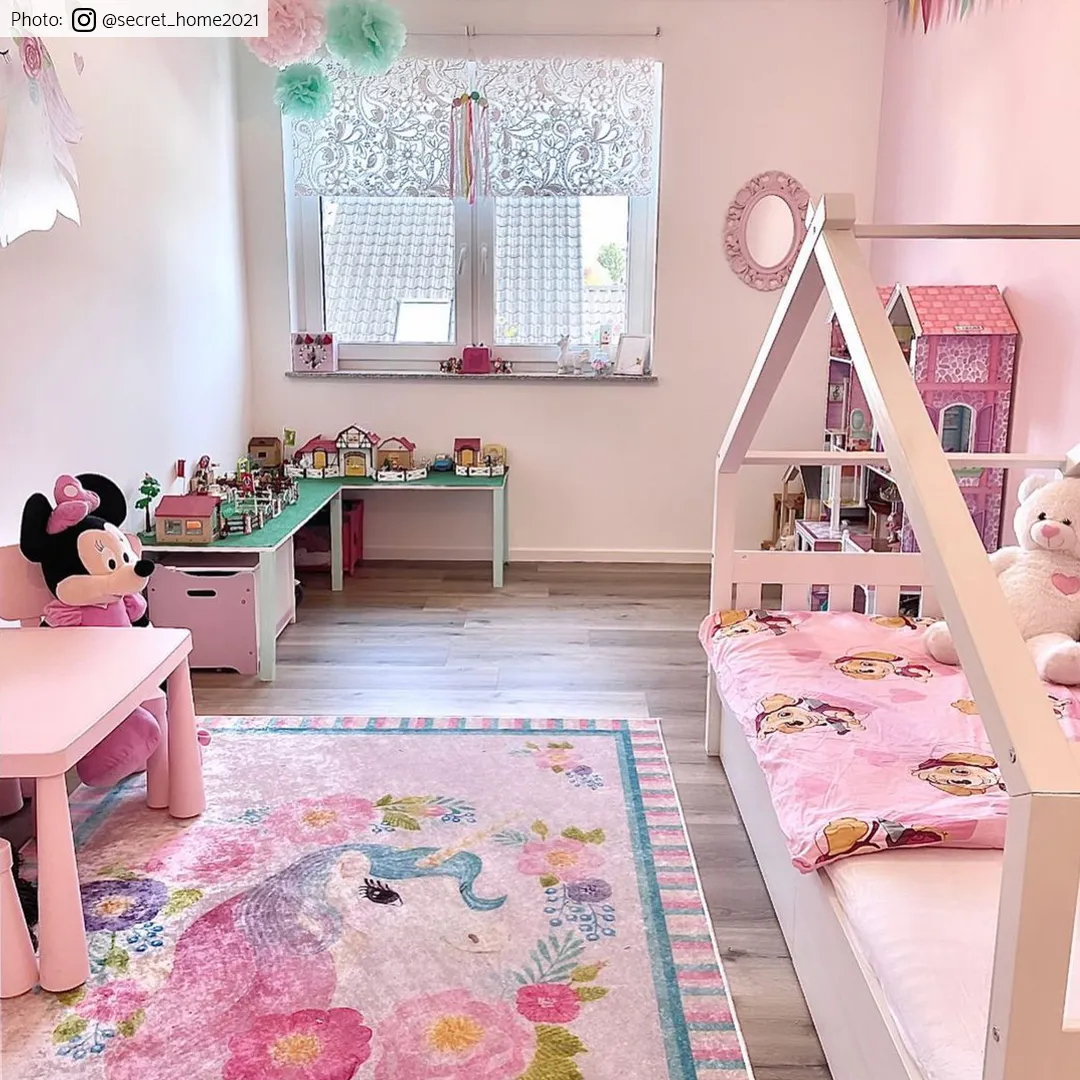 Gyermek szőnyeg - Atlas Teddybear (rosa)