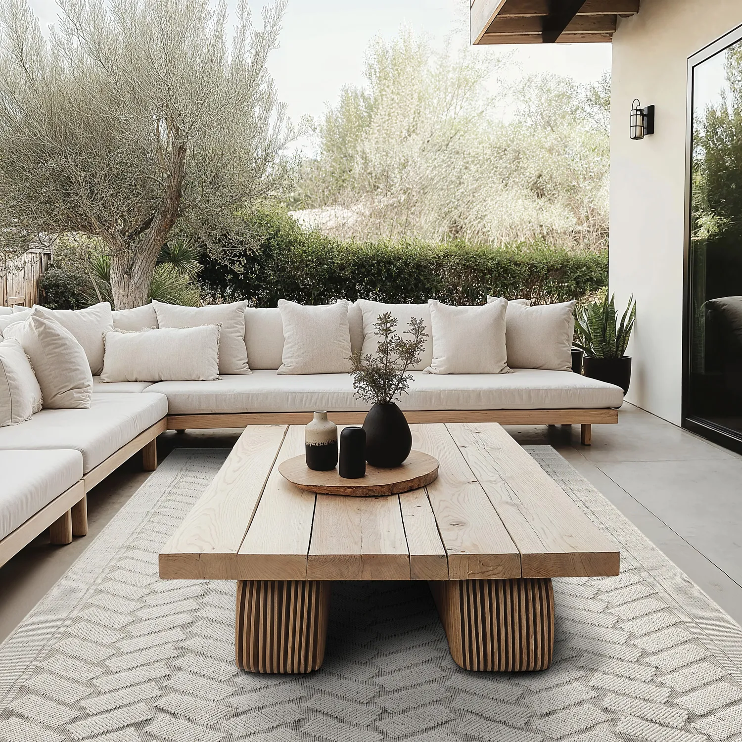 Beltéri és kültéri szőnyeg - Aria (piszkosfehér)