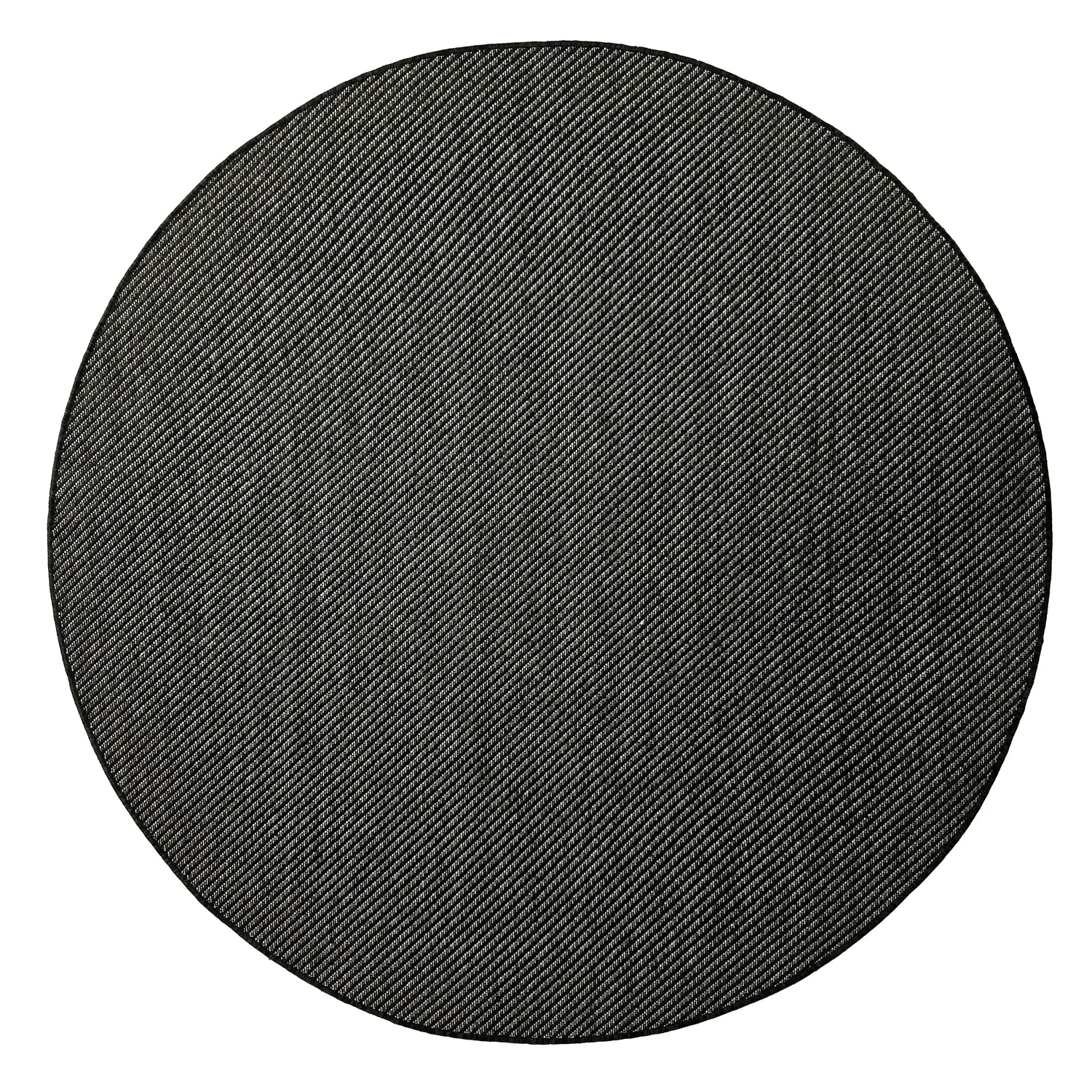 Kerek szőnyeg - Indoor/Outdoor Bennett (fekete)
