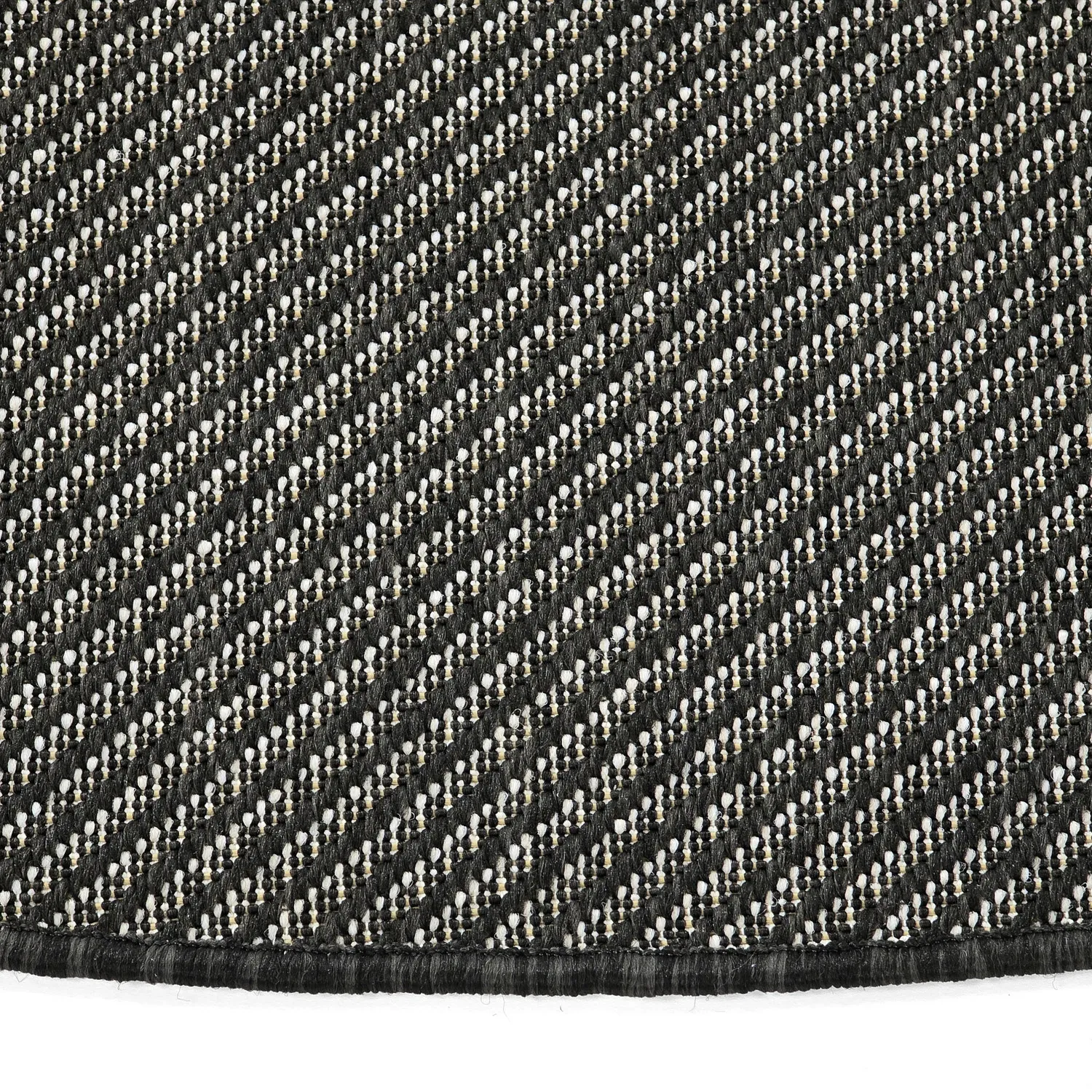 Kerek szőnyeg - Indoor/Outdoor Bennett (fekete)